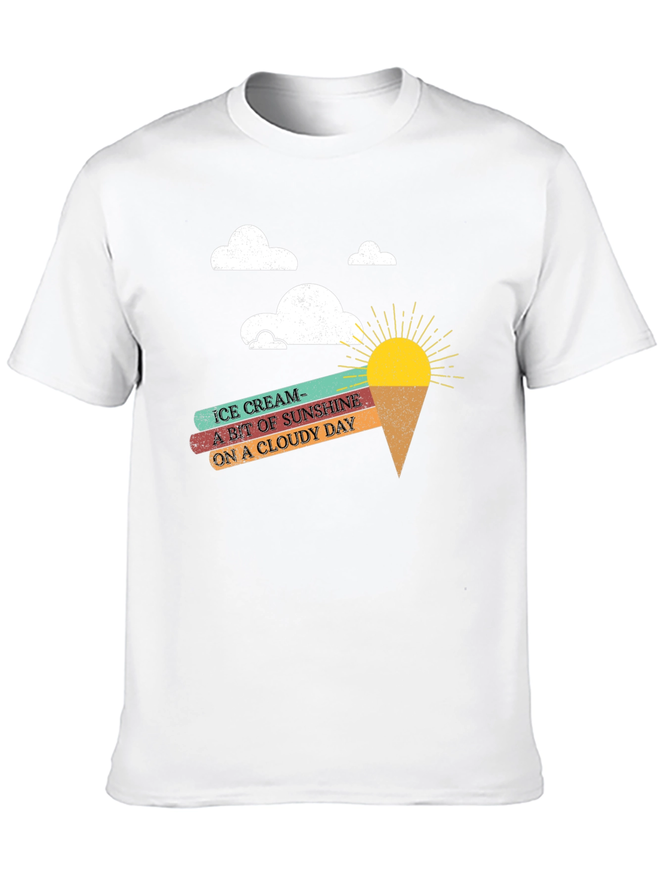 Ice Cream Sunshine Graphic T-Shirt