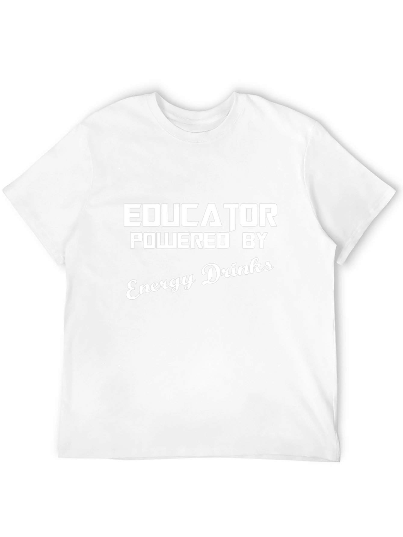Educator Powered by Energy Drinks Black T-Shirt