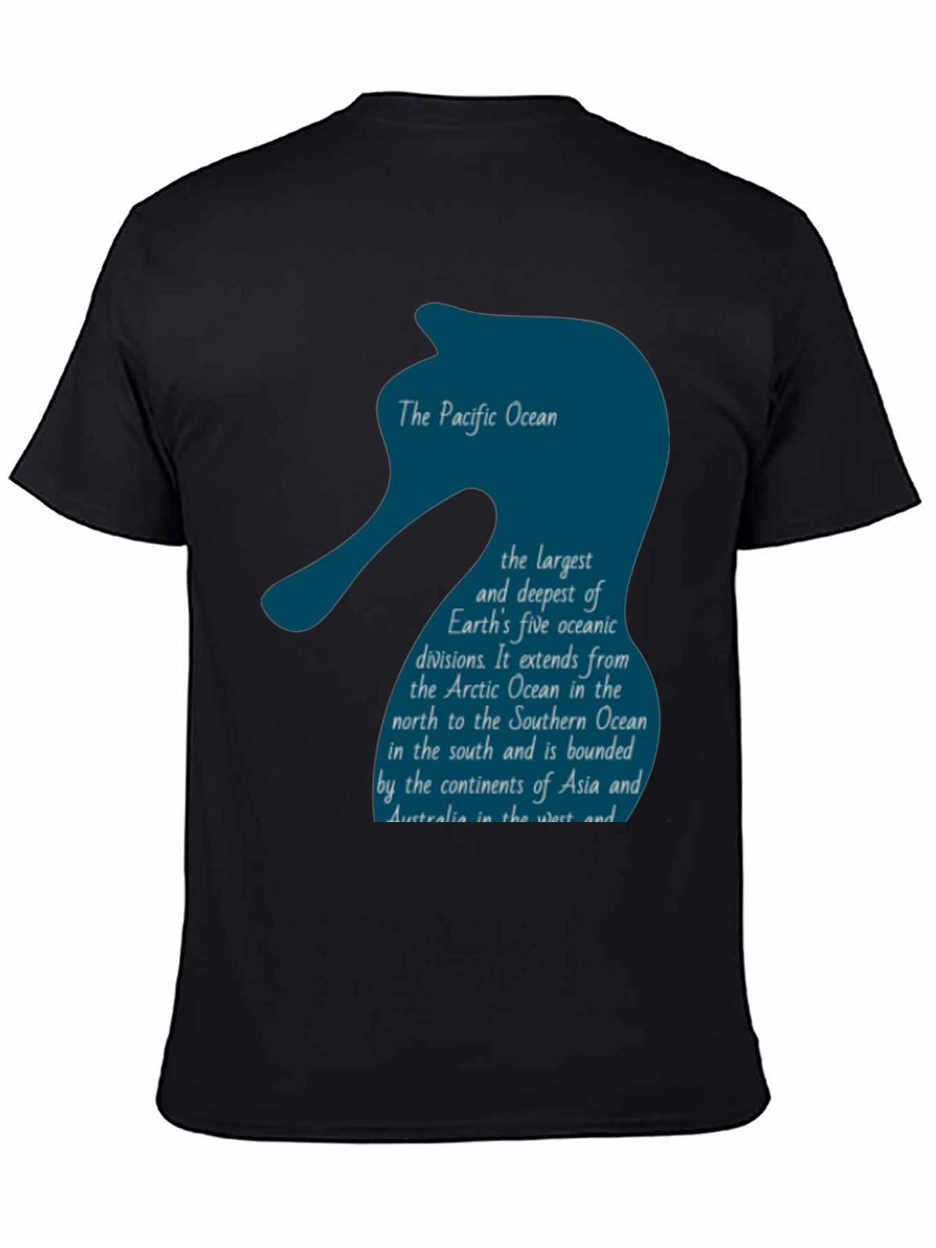 Pacific Ocean T-Shirt - Oceanography Geography Tee