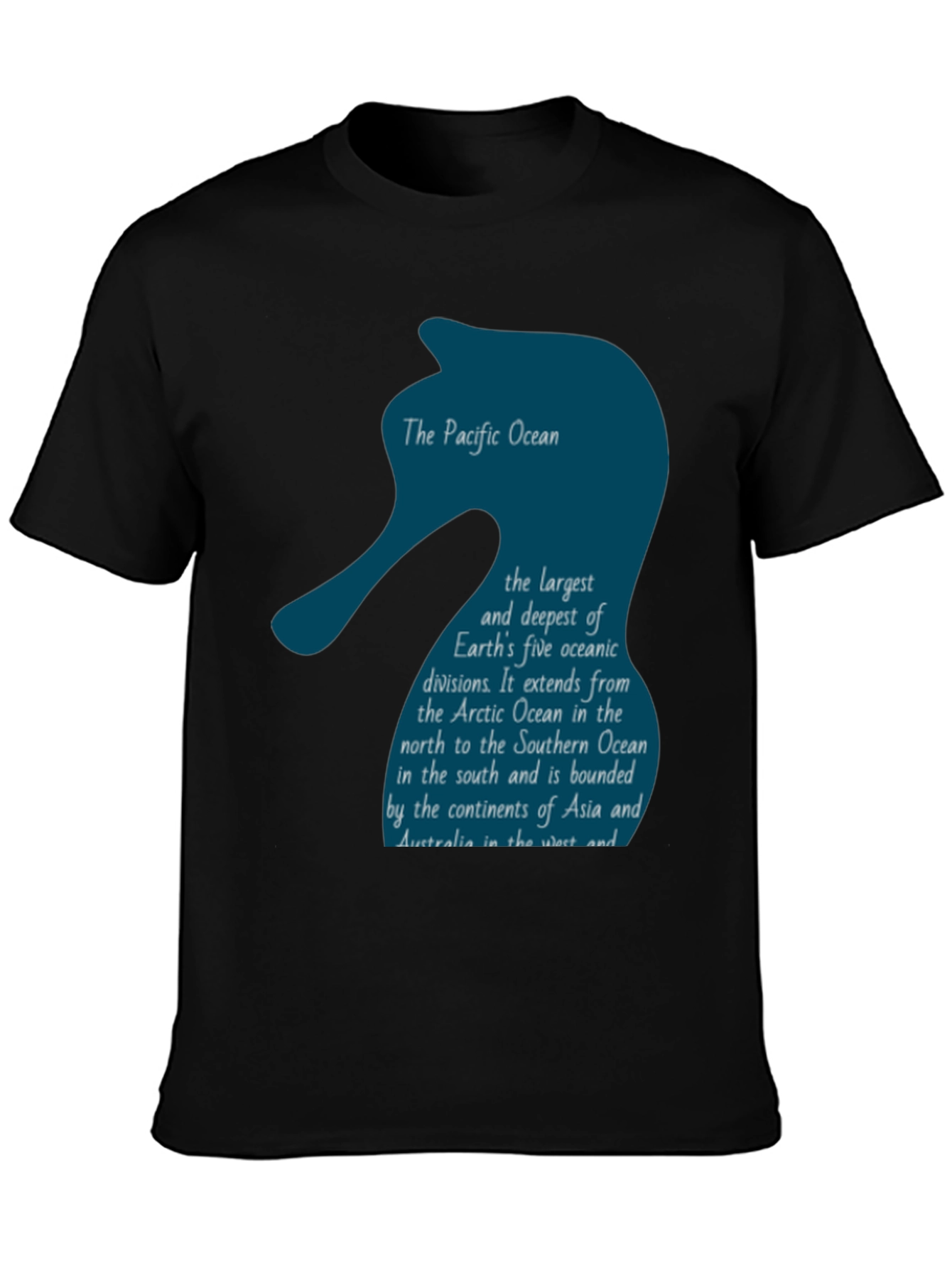 Pacific Ocean T-Shirt - Oceanography Geography Tee