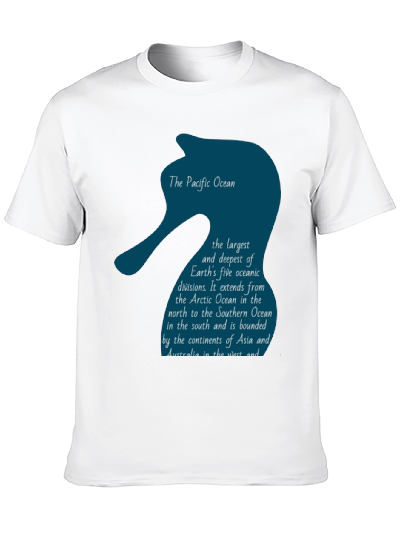 Pacific Ocean T-Shirt - Oceanography Geography Tee