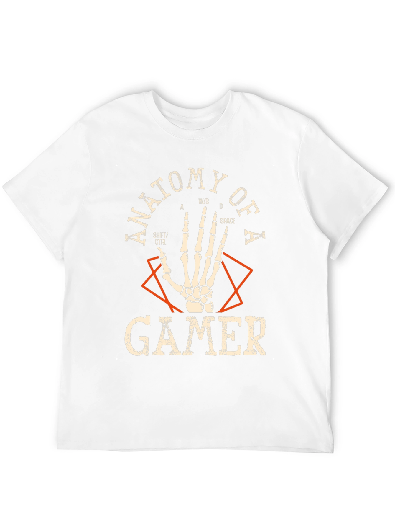 Anatomy of a Gamer Black T-Shirt