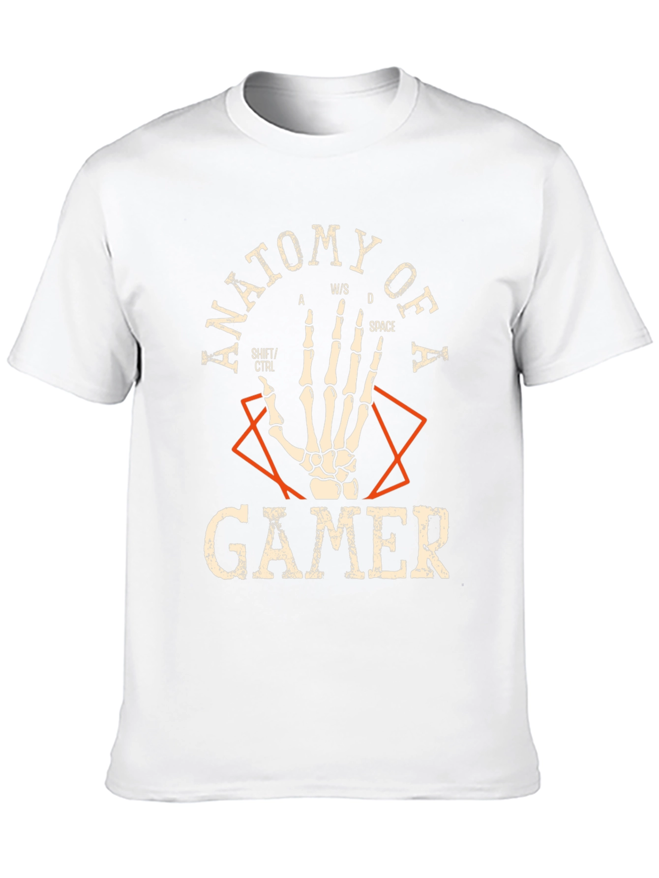 Anatomy of a Gamer Black T-Shirt