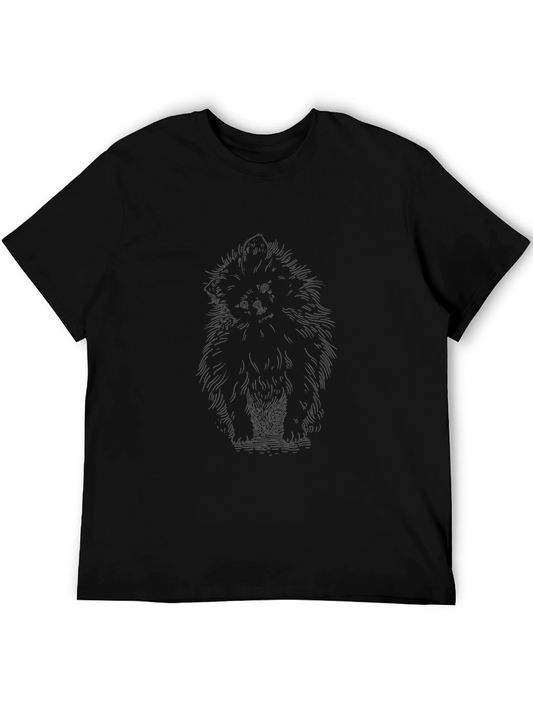 Black Cat Sketch Graphic T-Shirt
