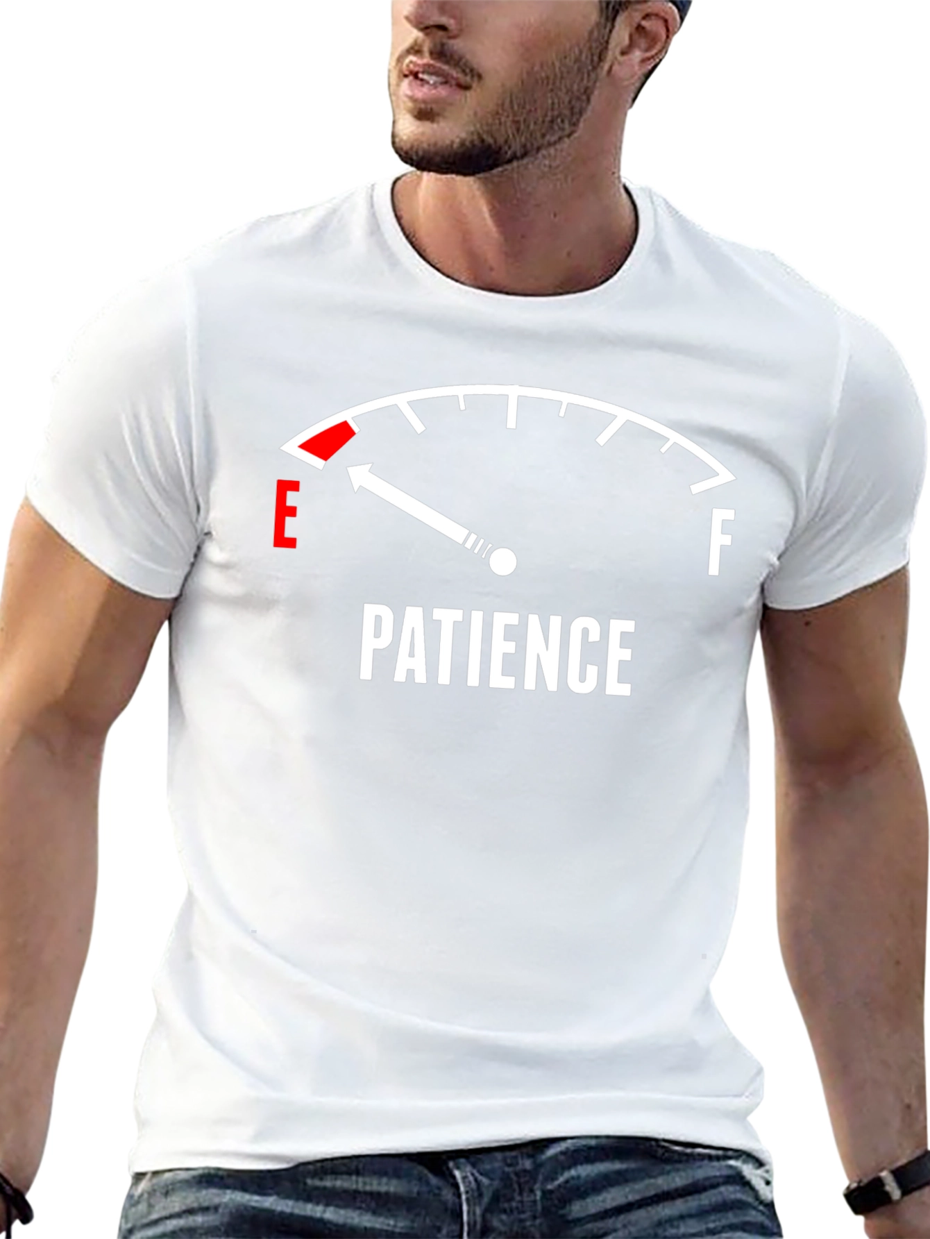 Patience Gauge Graphic Tee - Black