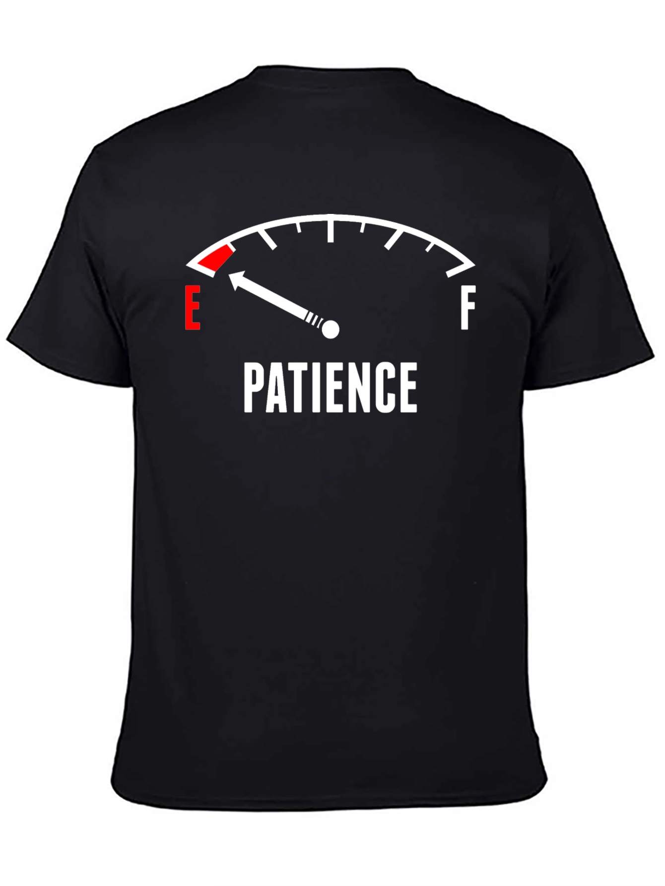 Patience Gauge Graphic Tee - Black