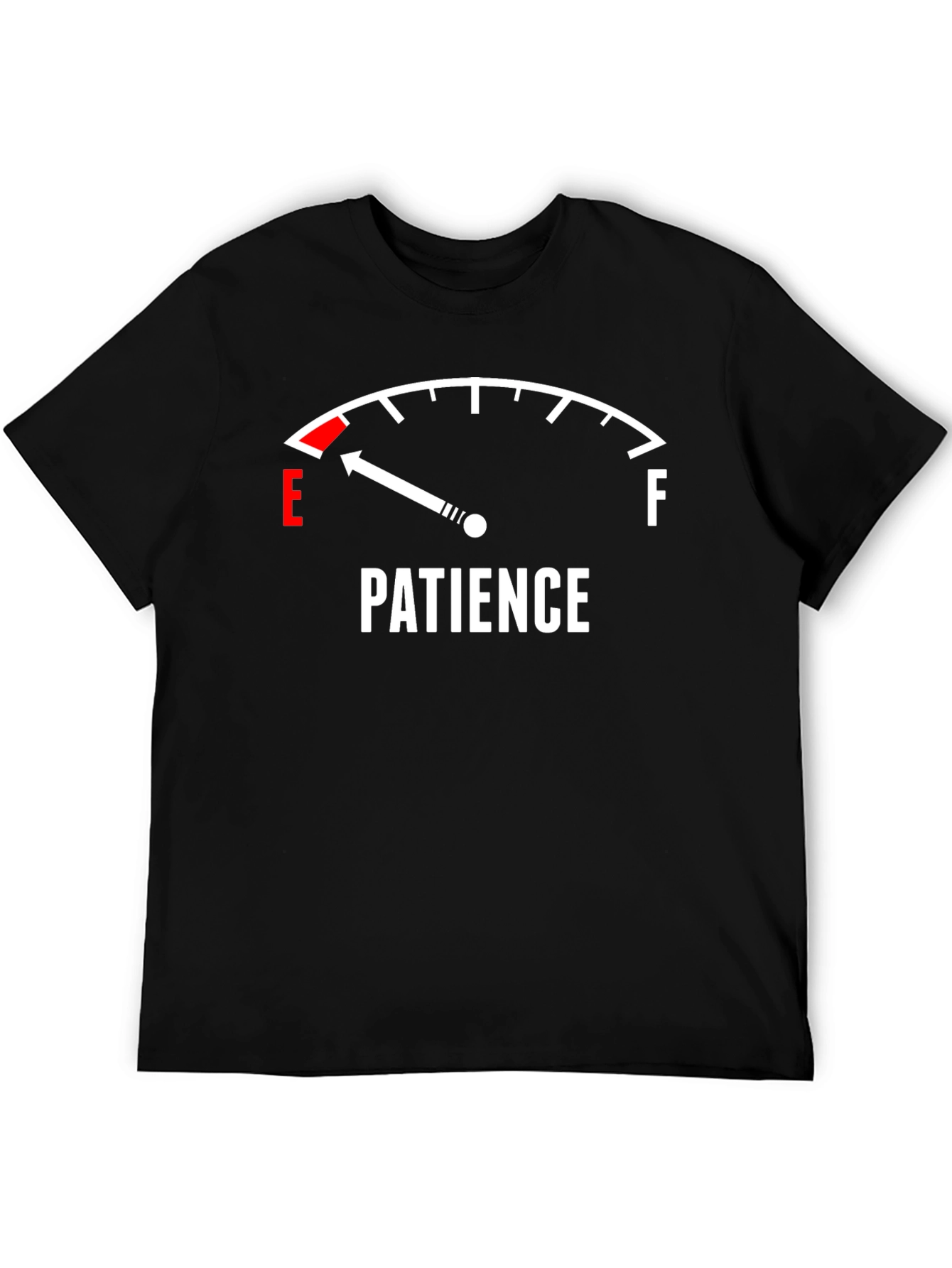 Patience Gauge Graphic Tee - Black