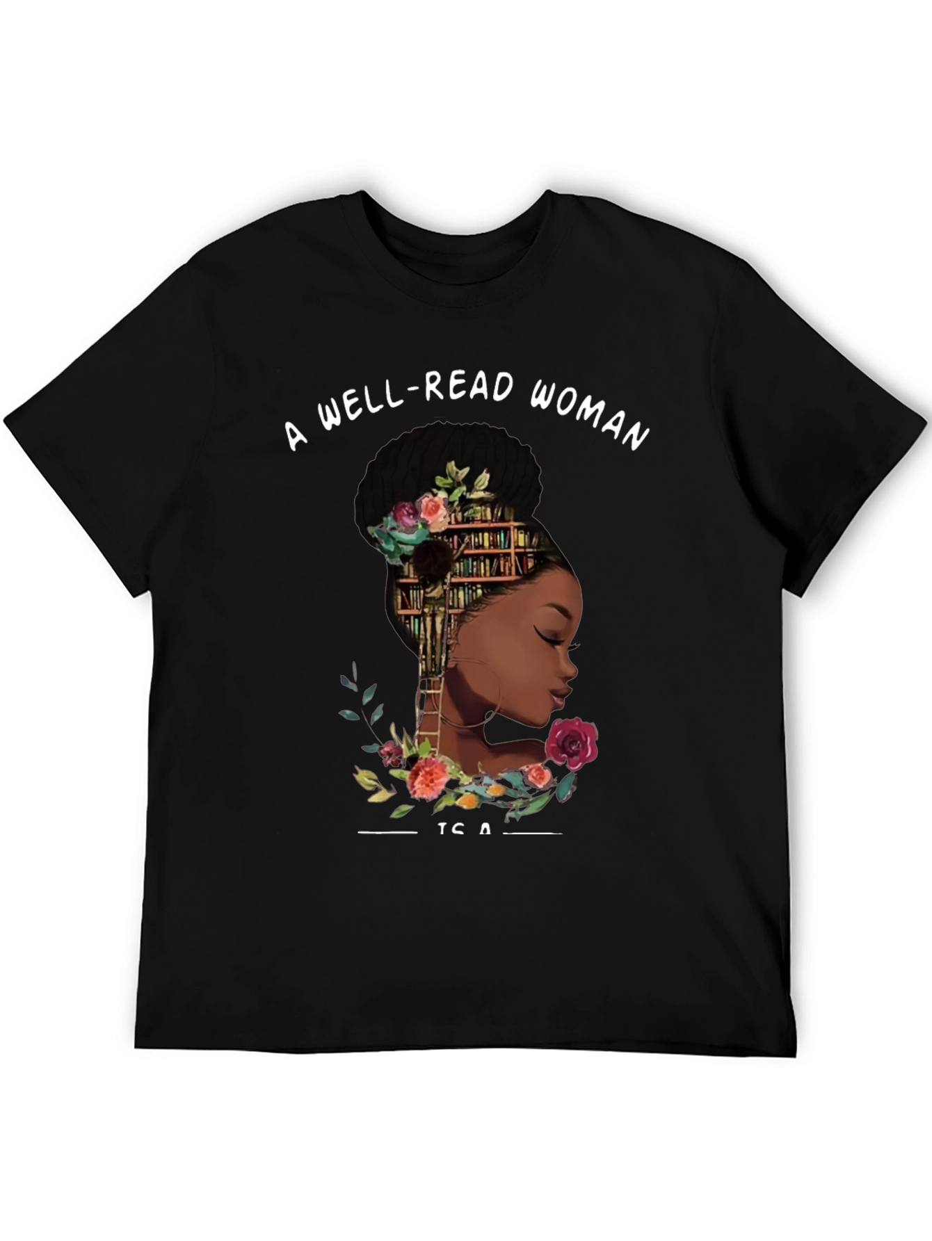 Well-Read Woman Graphic Tee - Book Lover T-Shirt