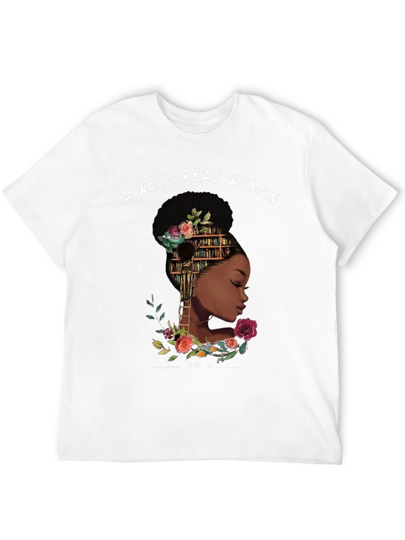 Well-Read Woman Graphic Tee - Book Lover T-Shirt