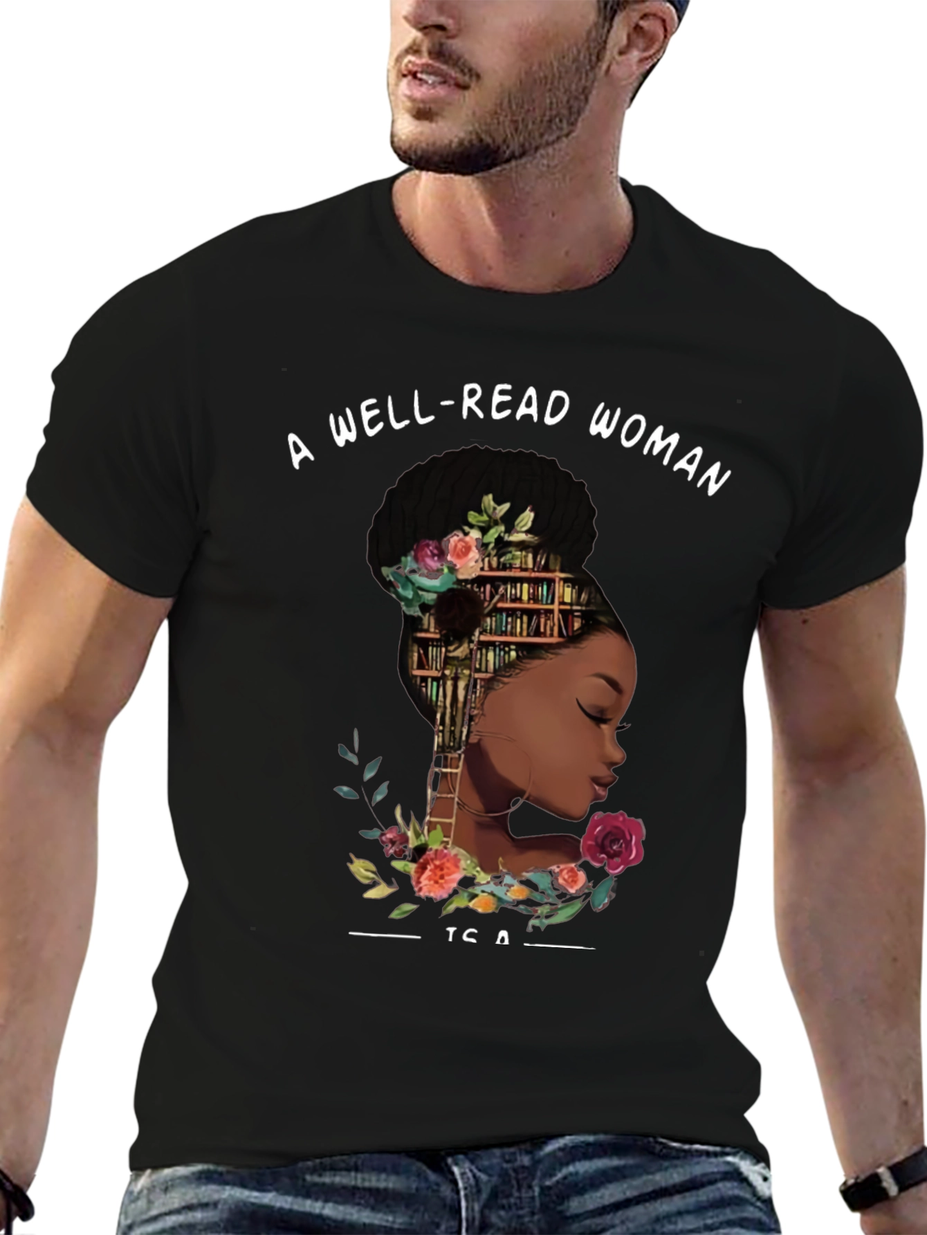 Well-Read Woman Graphic Tee - Book Lover T-Shirt
