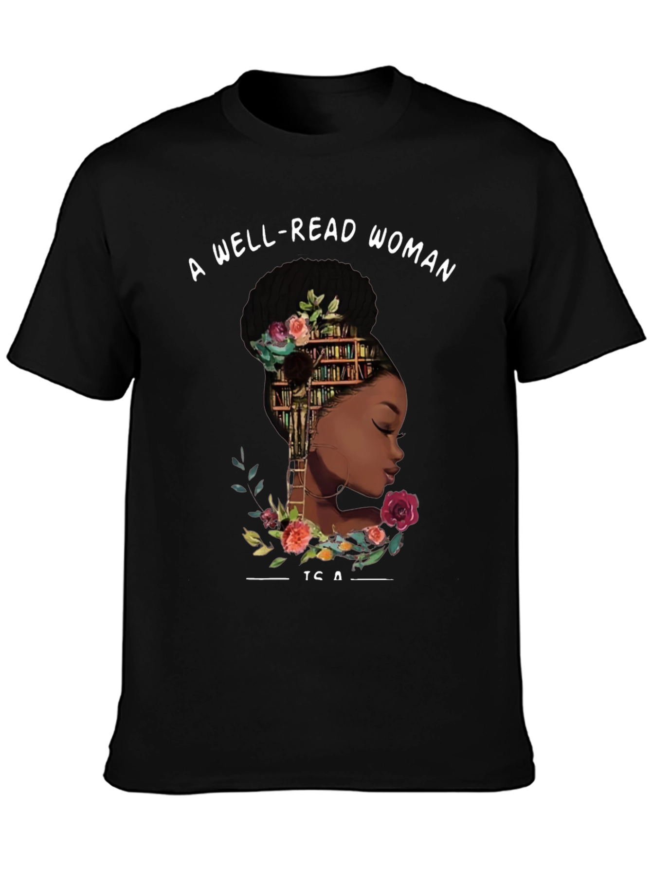 Well-Read Woman Graphic Tee - Book Lover T-Shirt