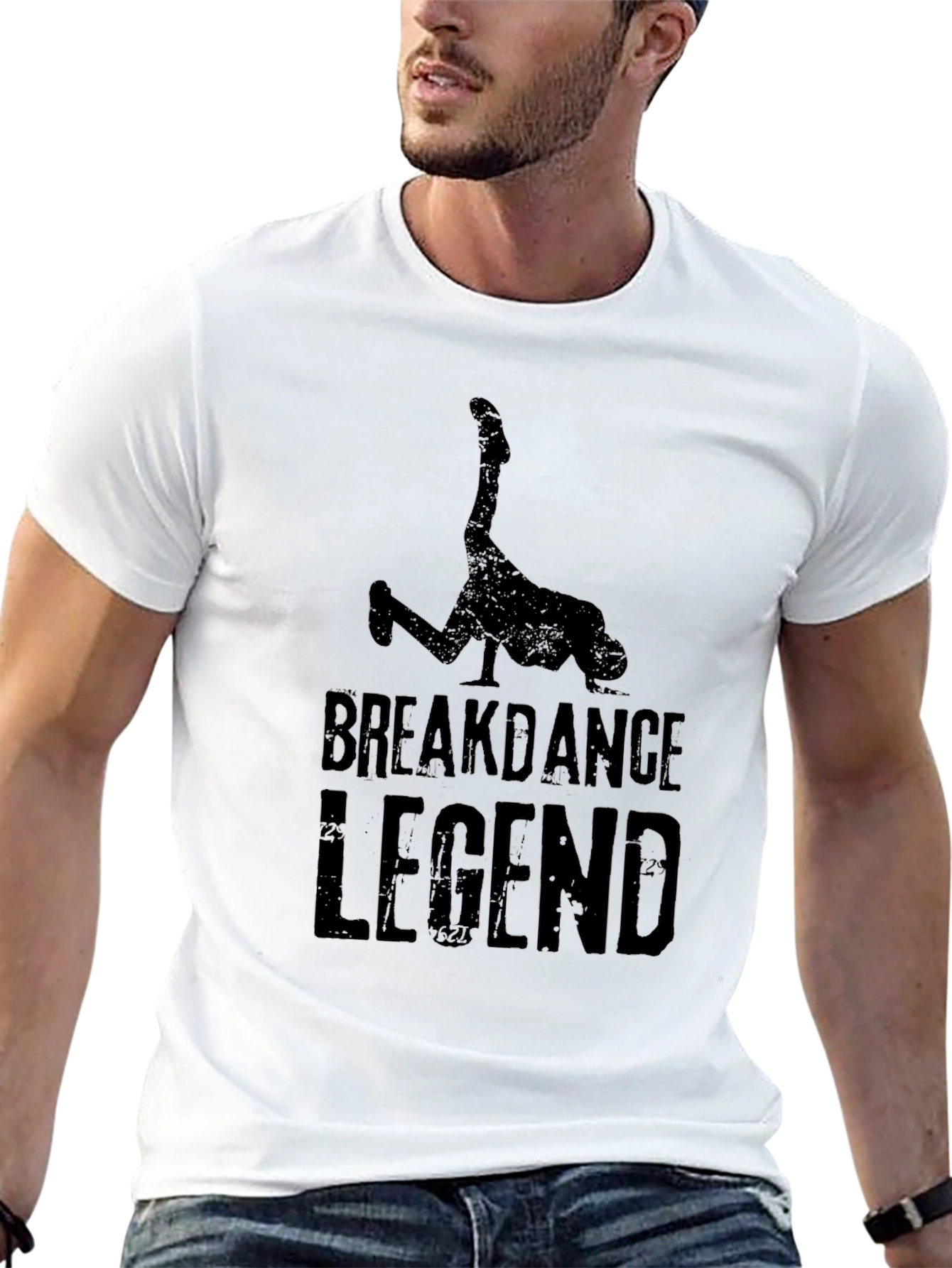 Breakdance Legend Black Graphic T-Shirt