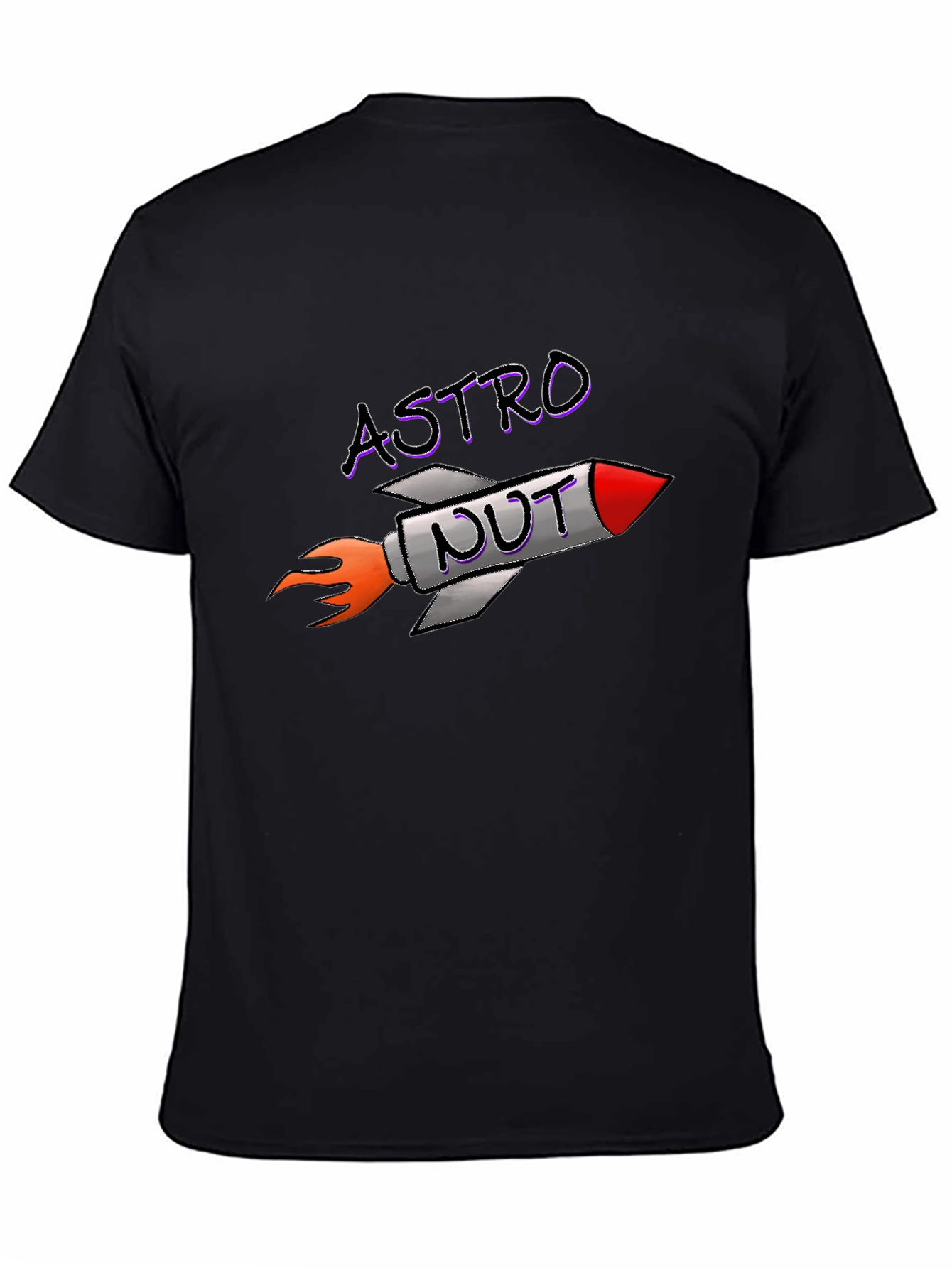 Astro Nut T-Shirt - Rocket Space Humor Tee