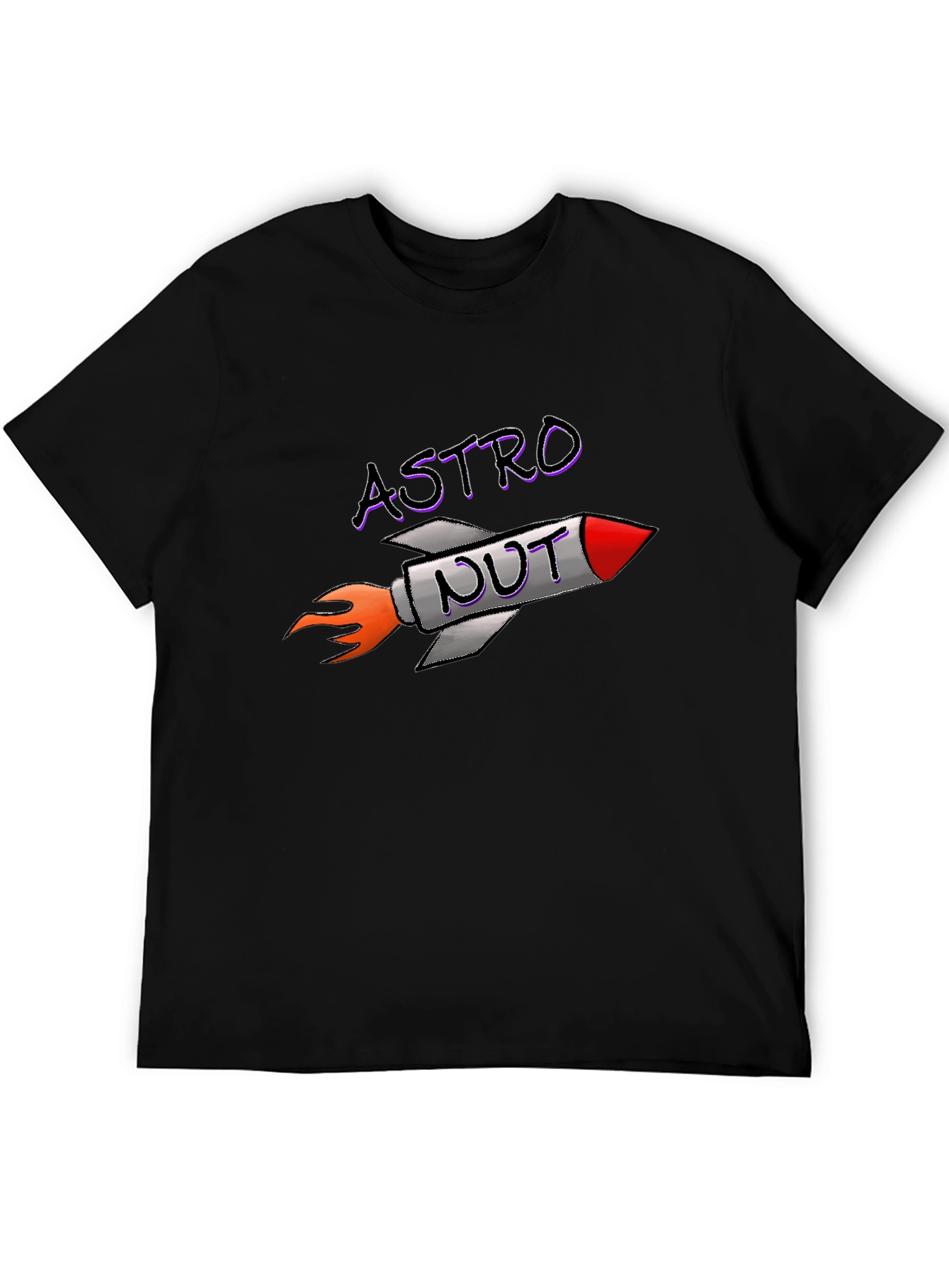 Astro Nut T-Shirt - Rocket Space Humor Tee