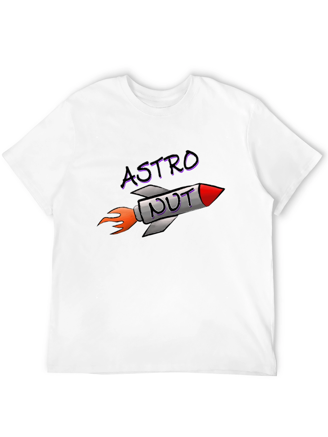 Astro Nut T-Shirt - Rocket Space Humor Tee