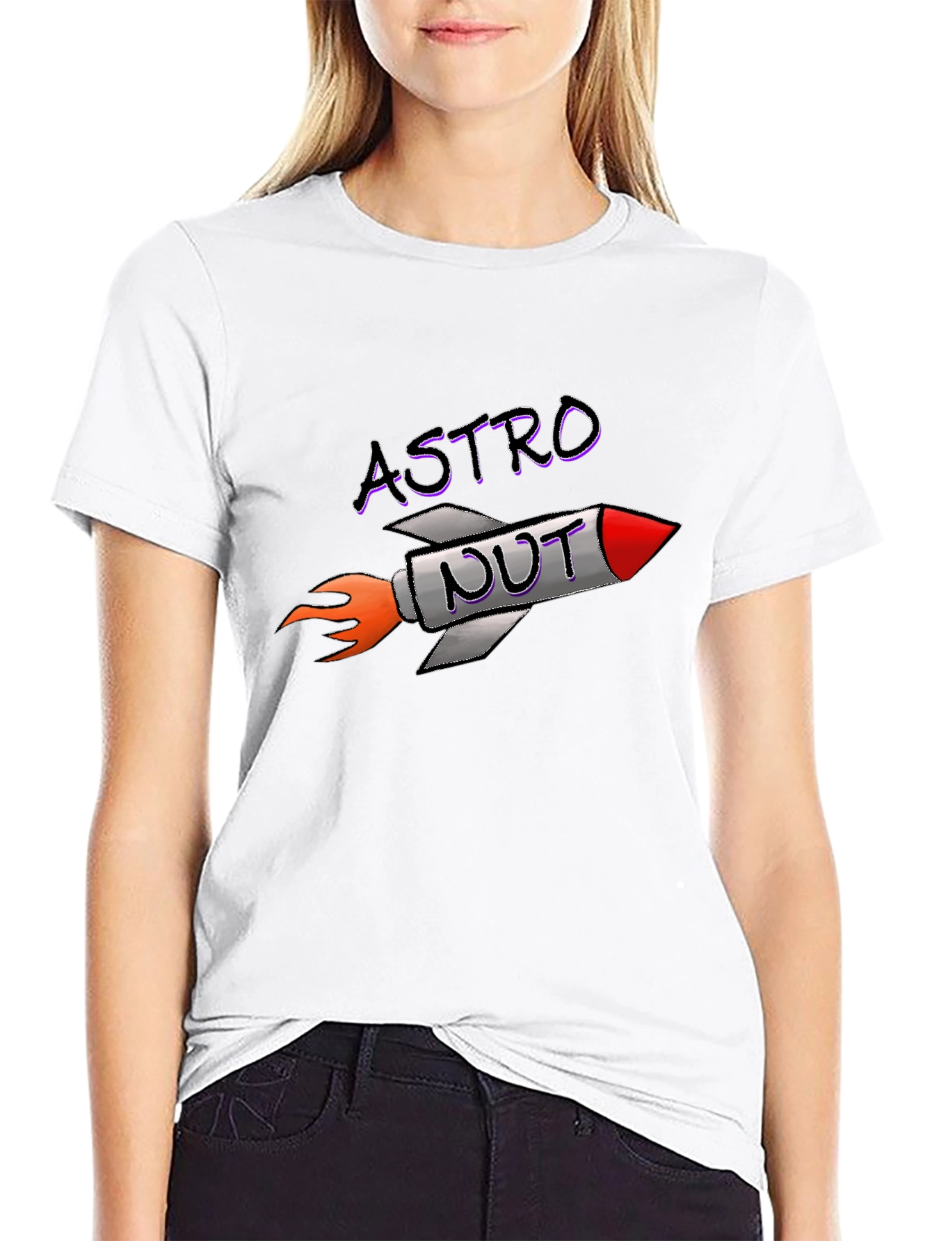 Astro Nut T-Shirt - Rocket Space Humor Tee