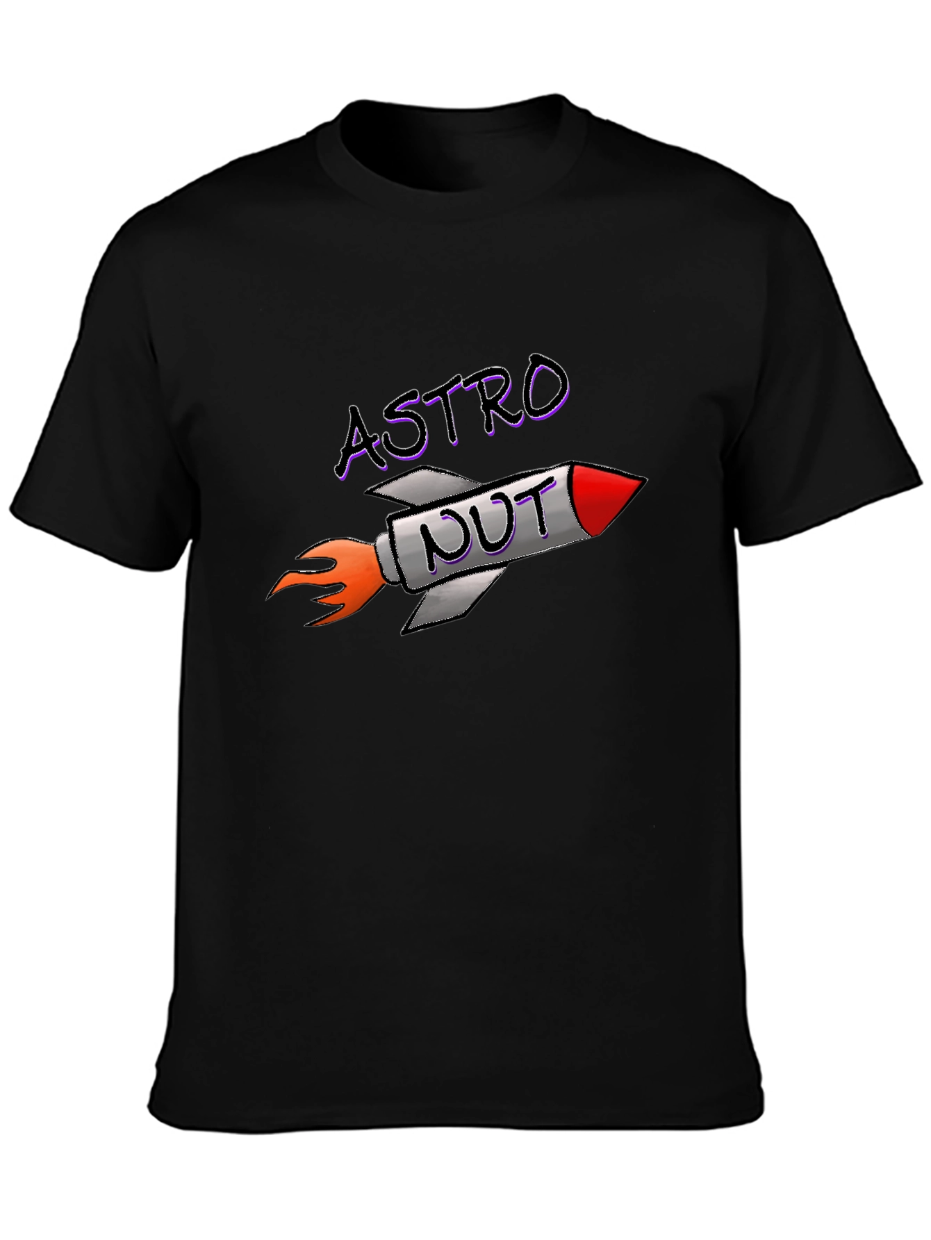 Astro Nut T-Shirt - Rocket Space Humor Tee