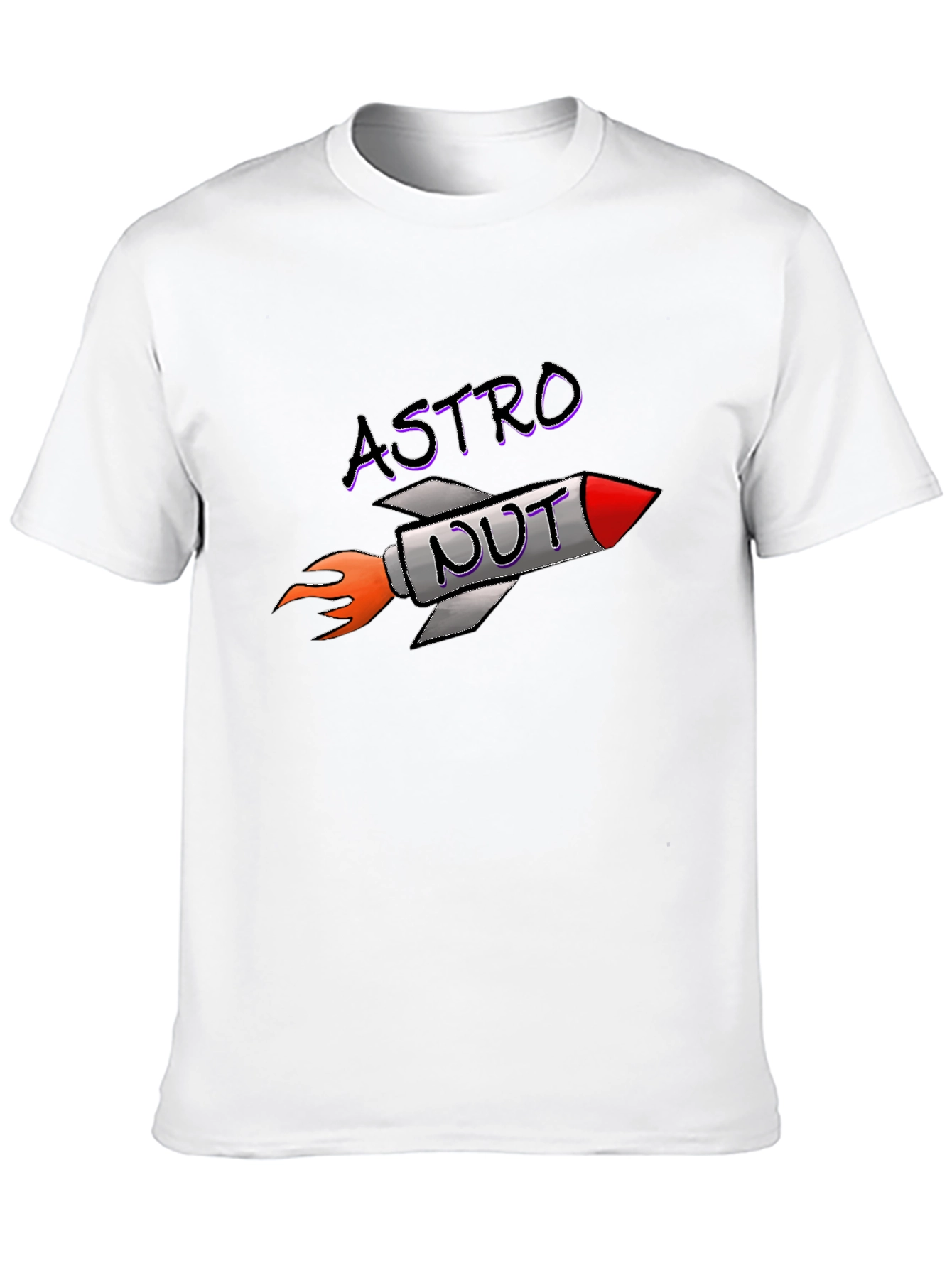 Astro Nut T-Shirt - Rocket Space Humor Tee