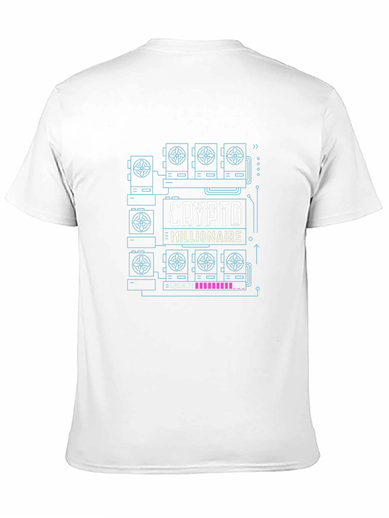 Crypto Millionaire Graphic Black T-Shirt