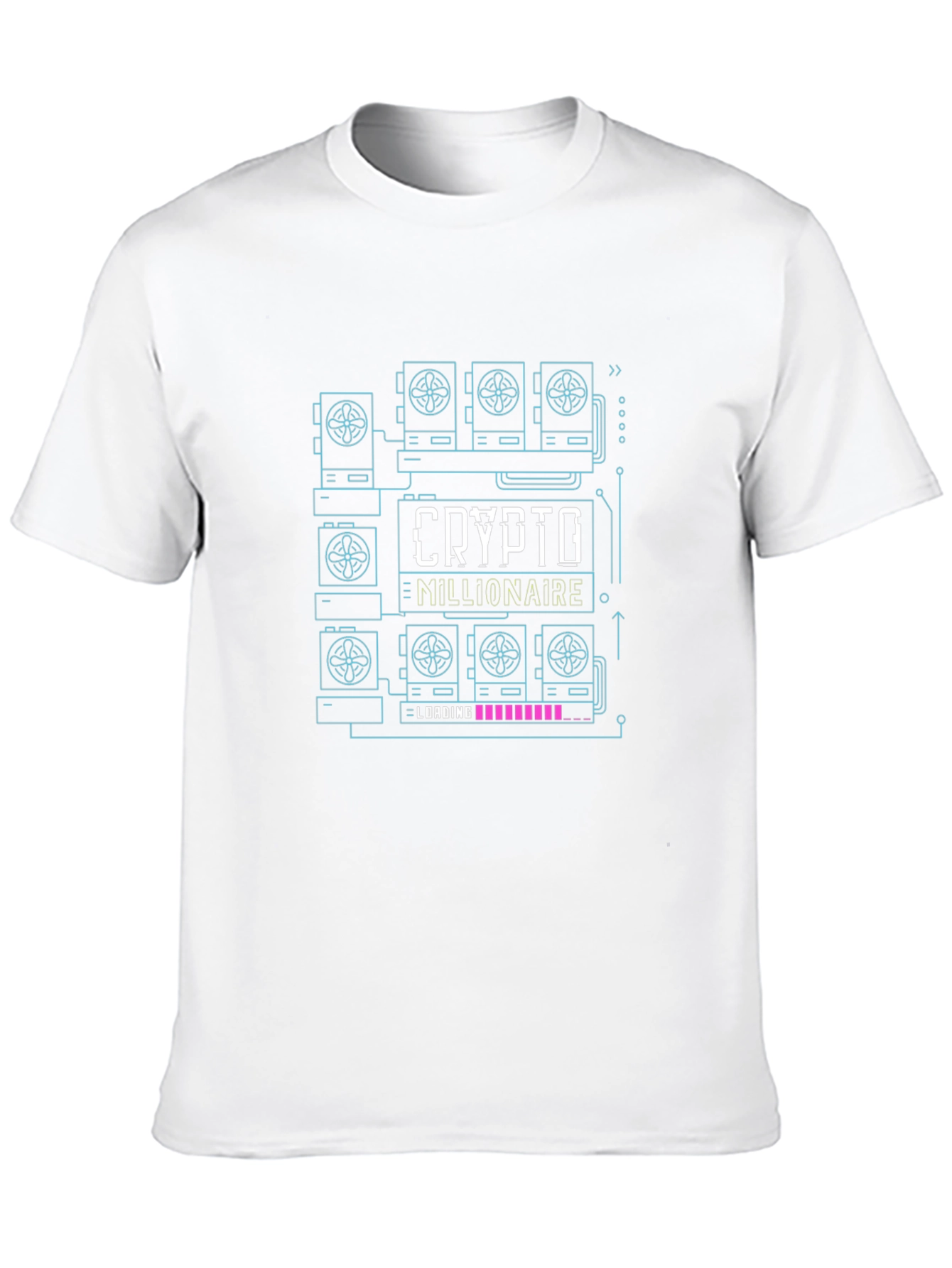 Crypto Millionaire Graphic Black T-Shirt
