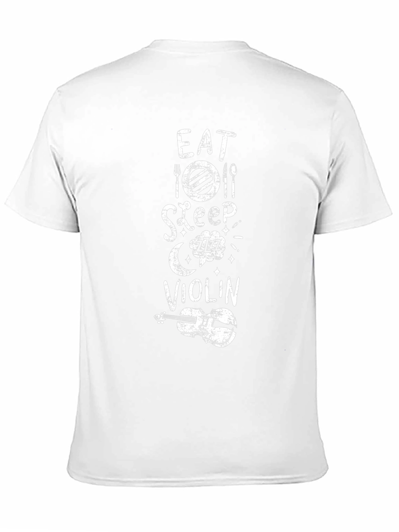 Eat Sleep Violin Black Graphic Tee
