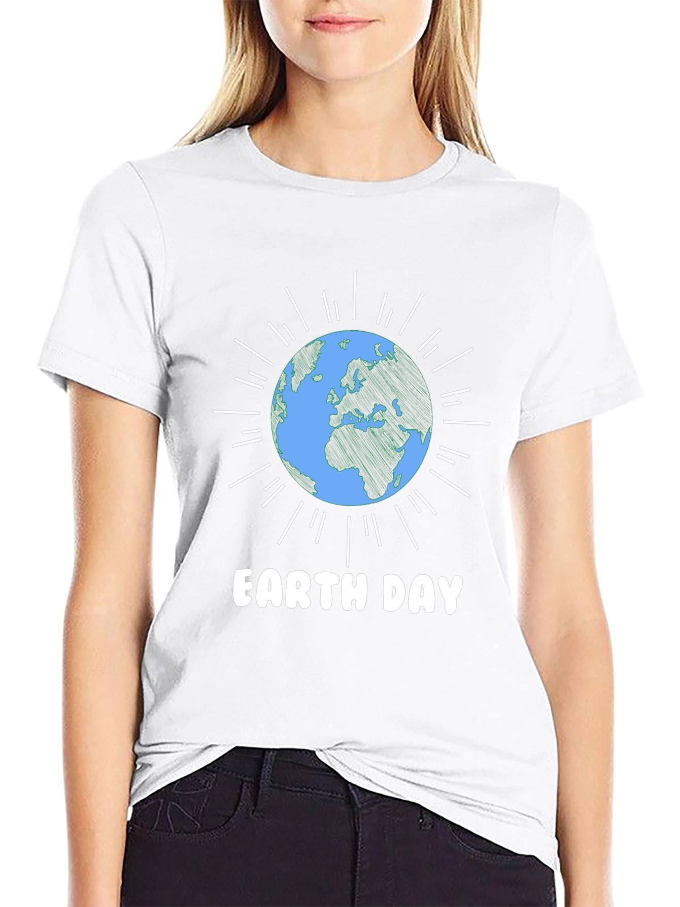 Earth Day T-Shirt - Black Graphic Tee