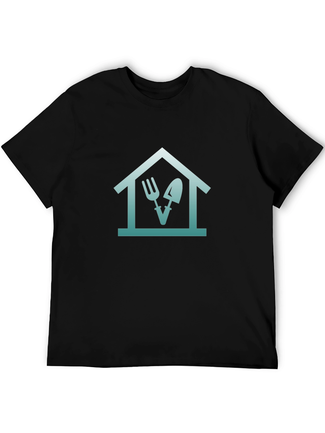 Gardener House Tee - Black Casual Comfort