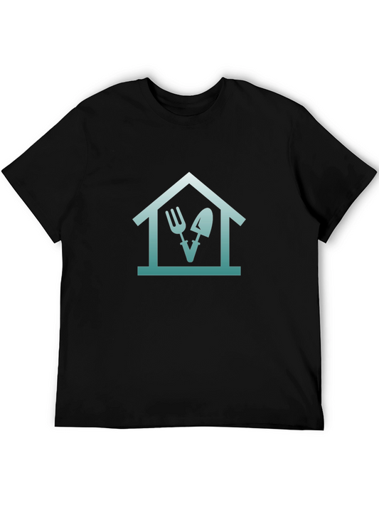 Gardener House Tee - Black Casual Comfort