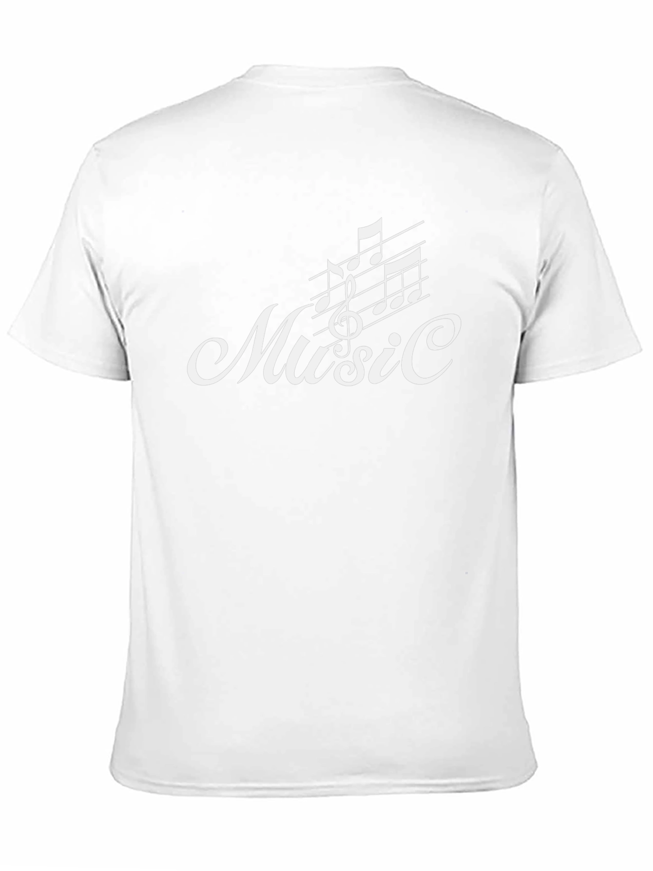Music Graphic Black T-Shirt for Men