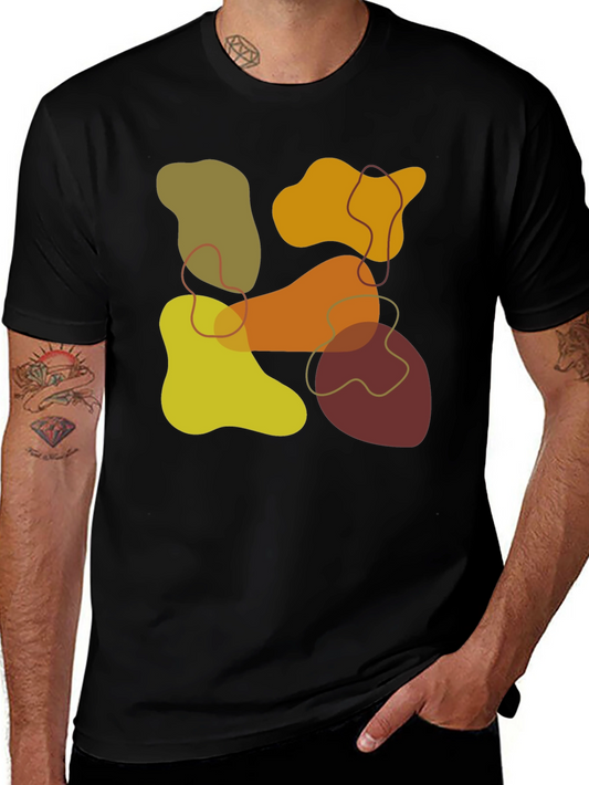 Abstract Geometric T-Shirt - Modern Art Tee