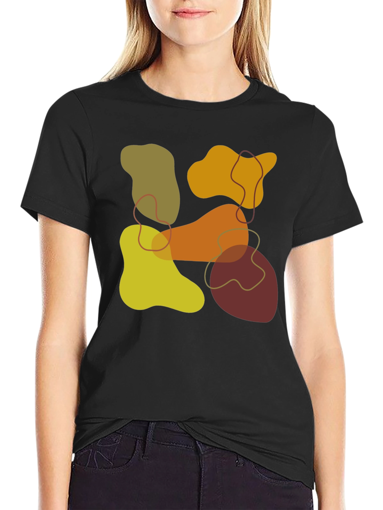 Abstract Geometric T-Shirt - Modern Art Tee