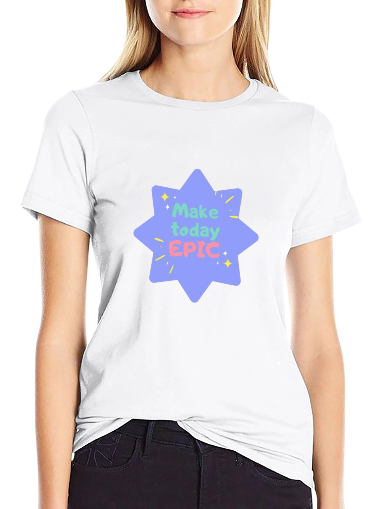 Make Today Epic Black Tee