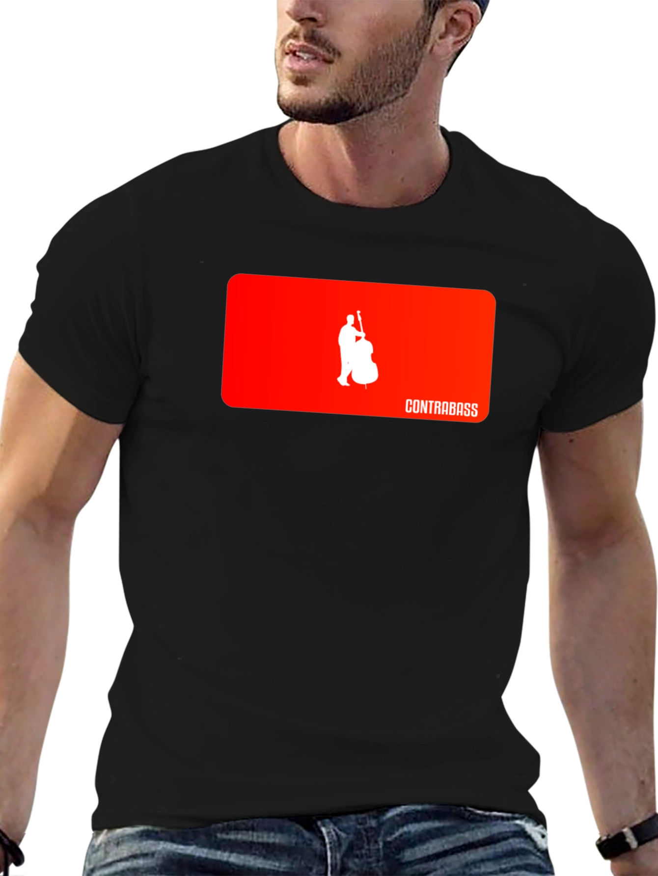 Contrabass Player Graphic Tee
