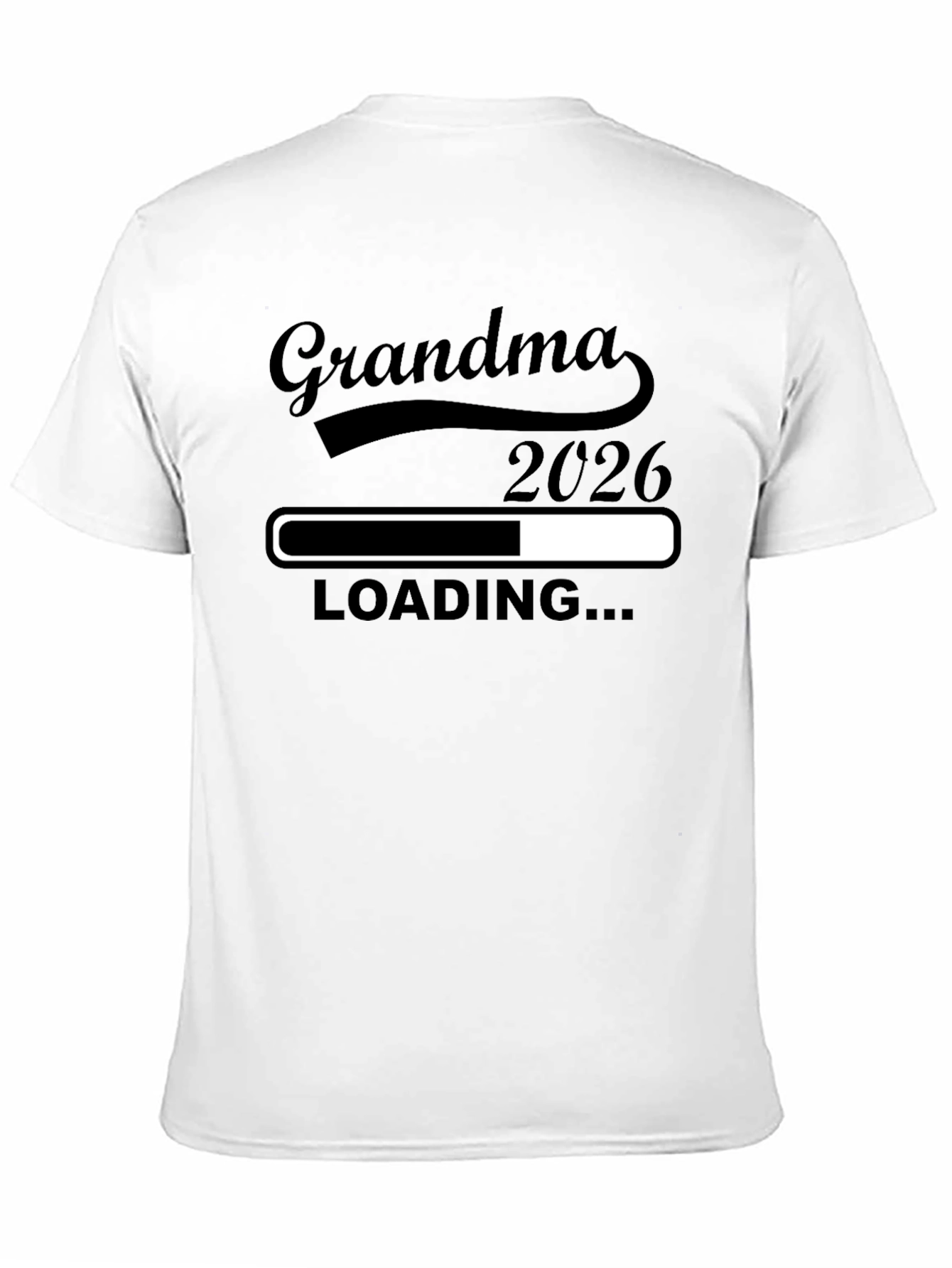 Grandma 2026 Loading T-Shirt - Expecting Announcement Tee