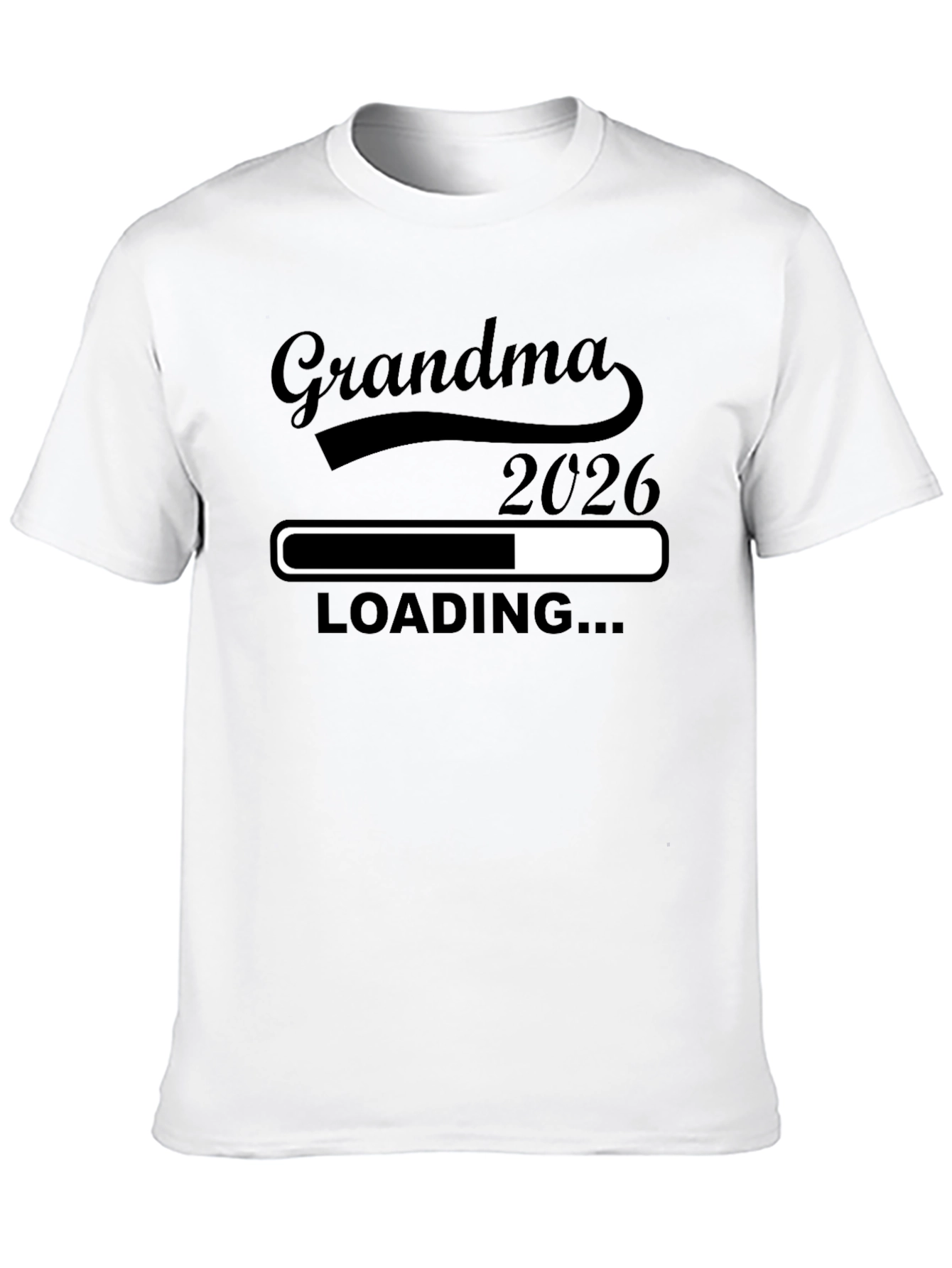 Grandma 2026 Loading T-Shirt - Expecting Announcement Tee