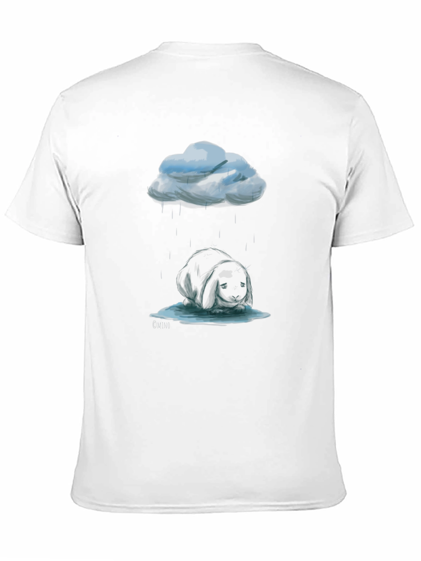 Rainy Day Bunny Tee - Dark Humor T-Shirt