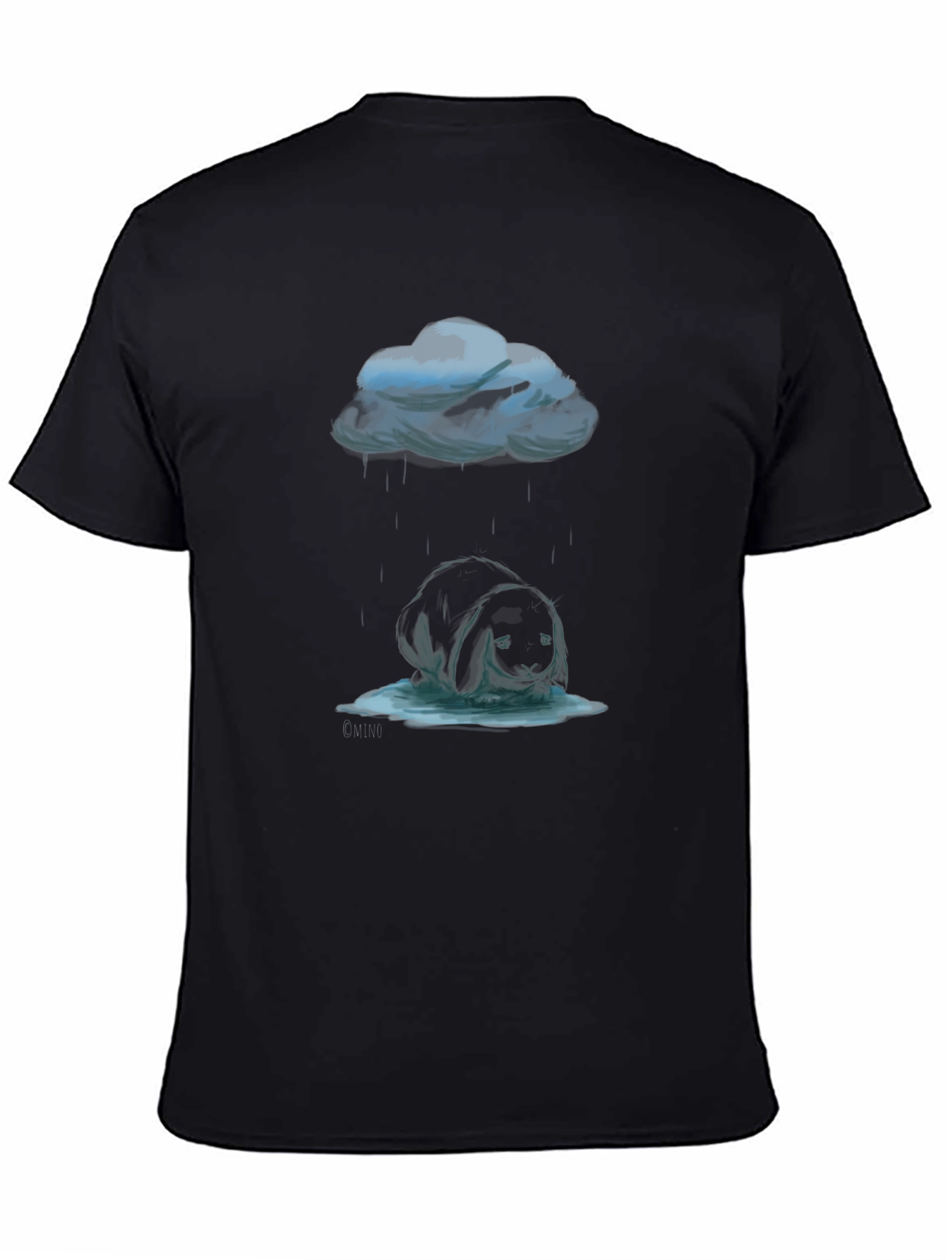 Rainy Day Bunny Tee - Dark Humor T-Shirt