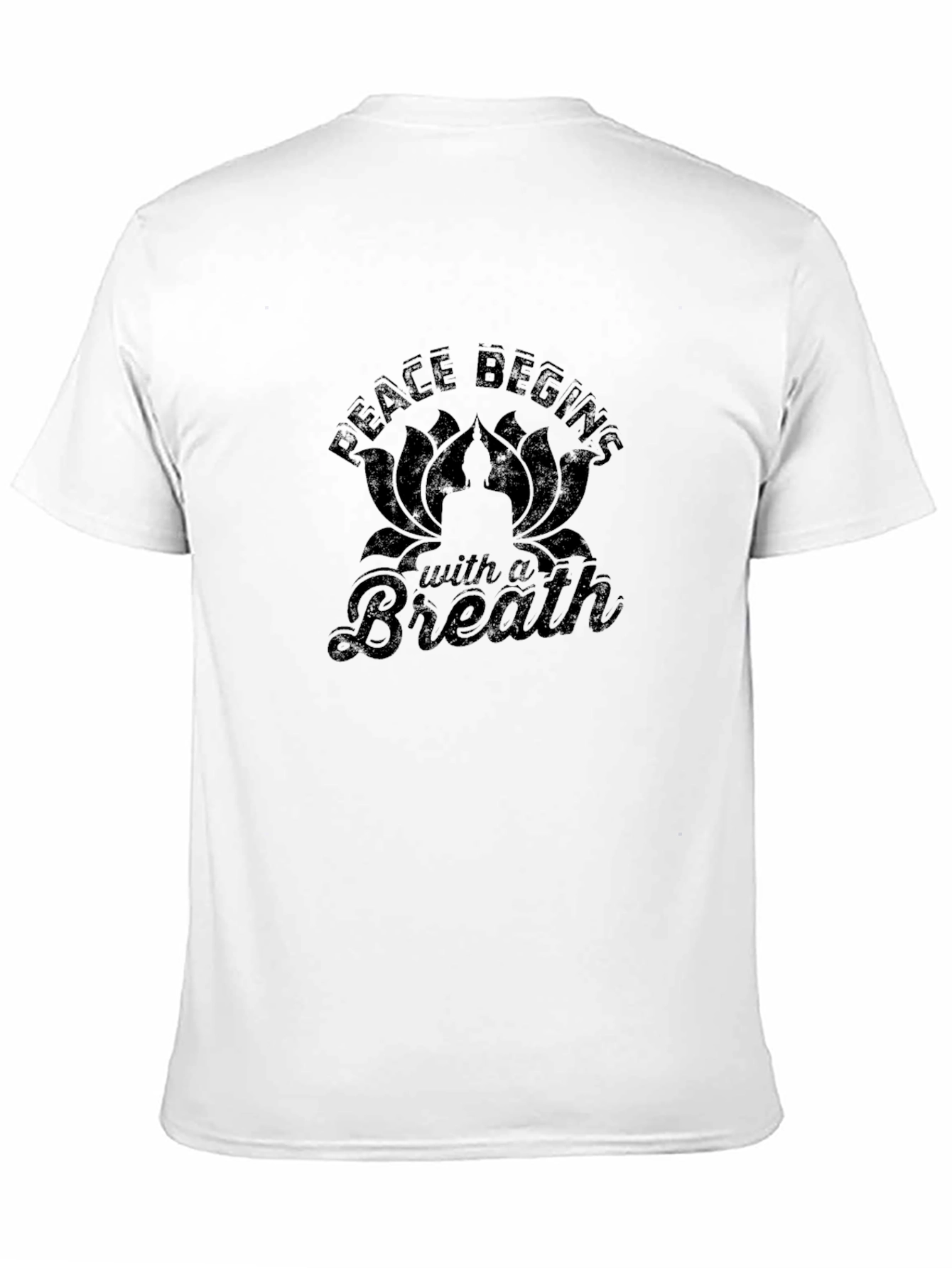 Peace Begins With A Breath Graphic Tee