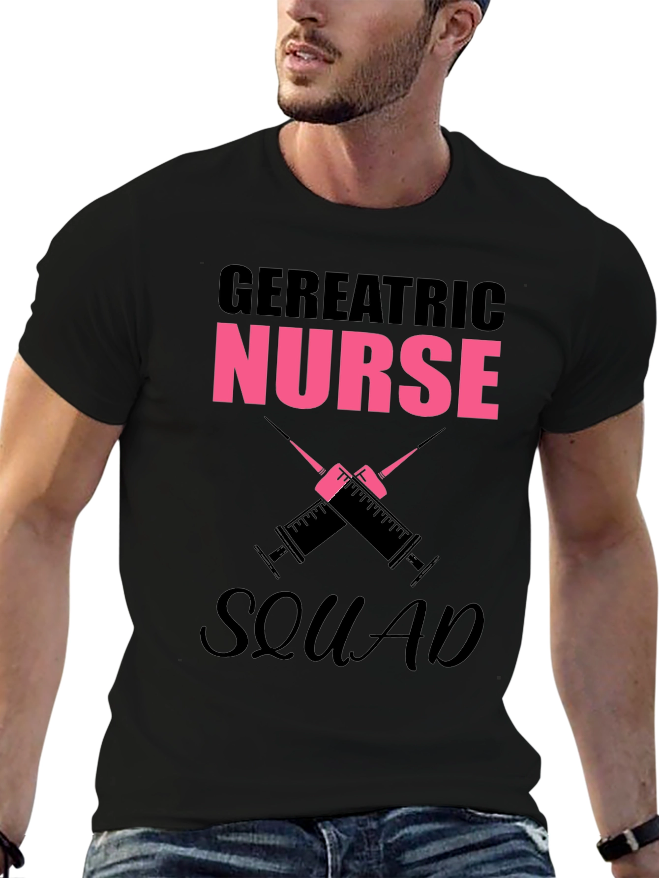 Geriatric Nurse Squad T-Shirt - Medical Team Apparel