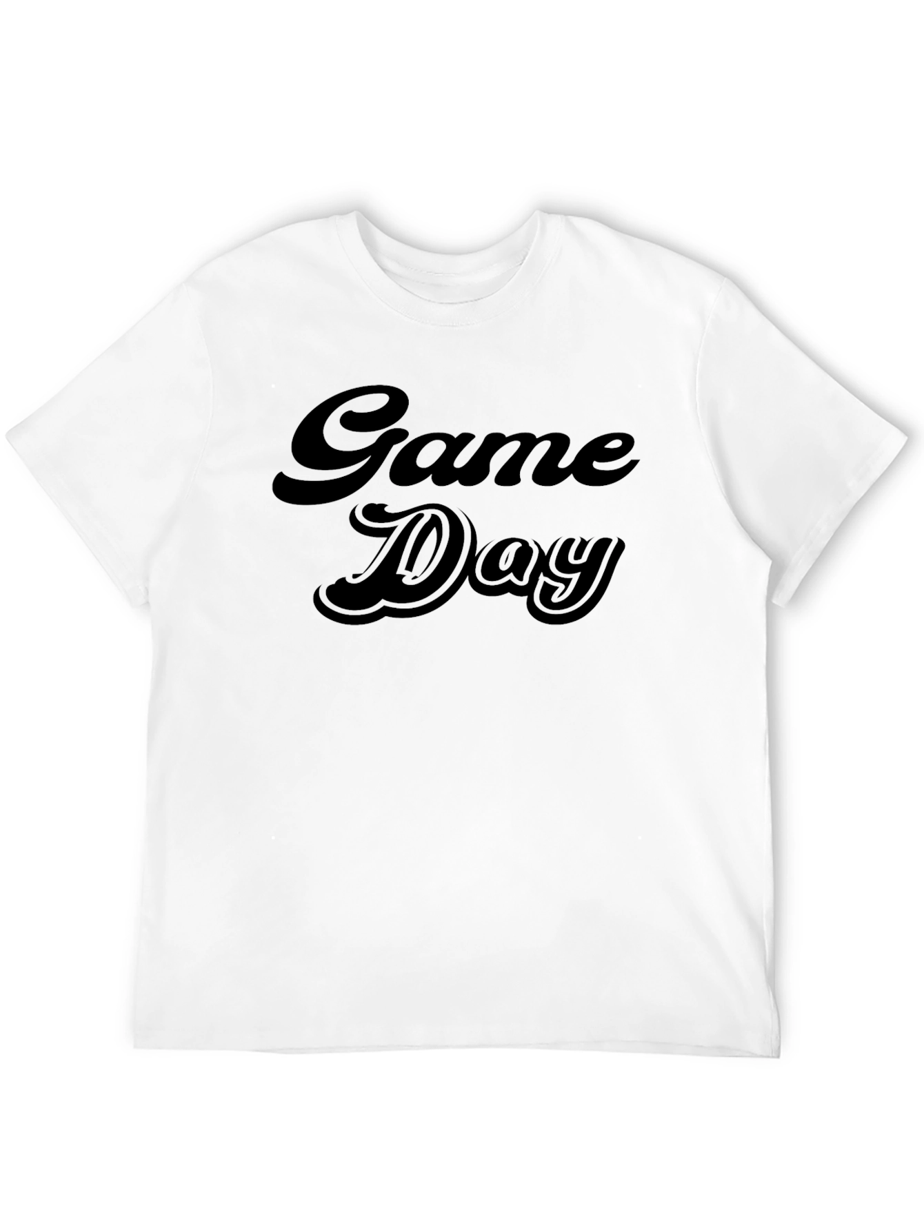 Game Day Black Graphic Tee