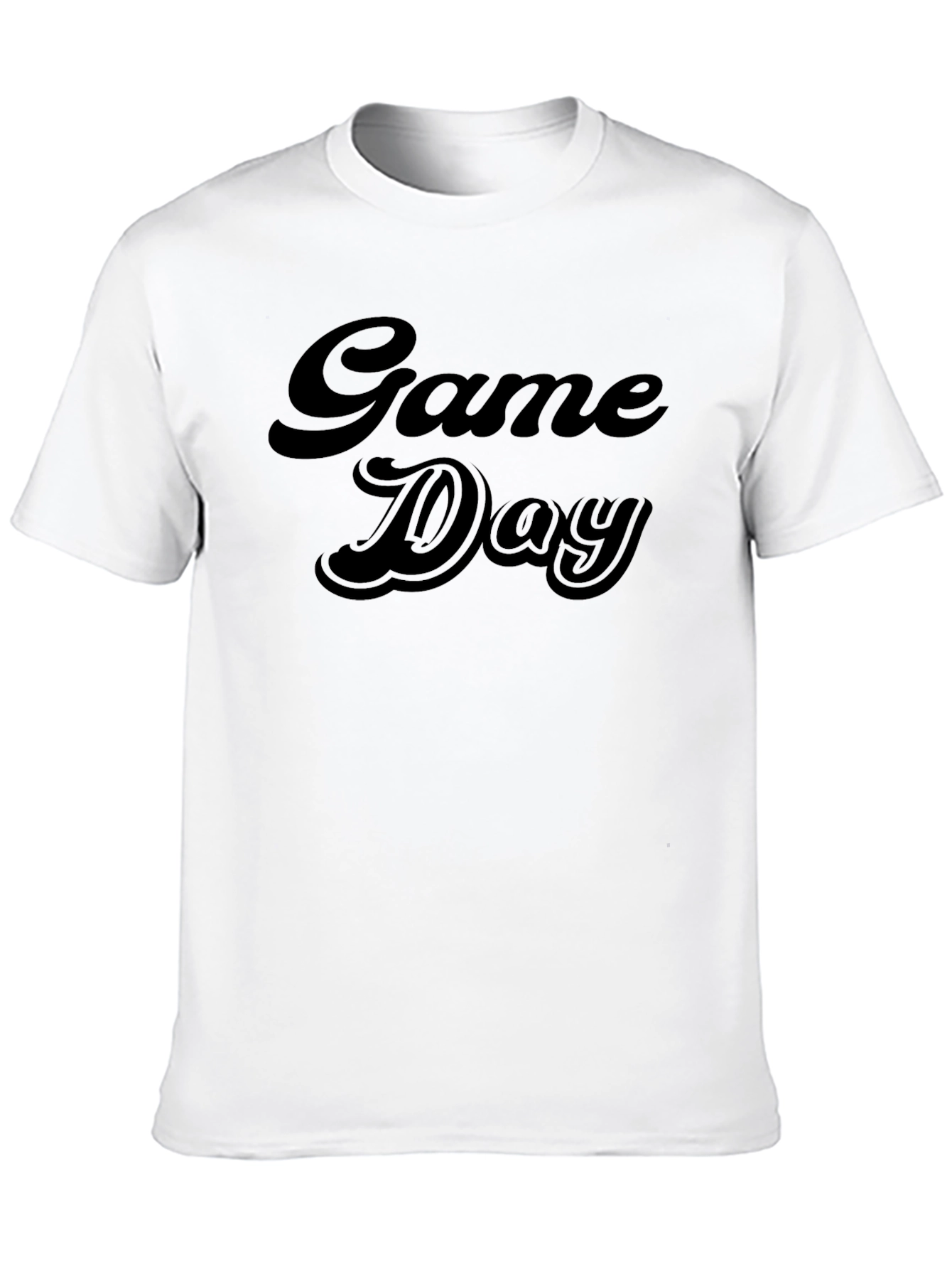 Game Day Black Graphic Tee
