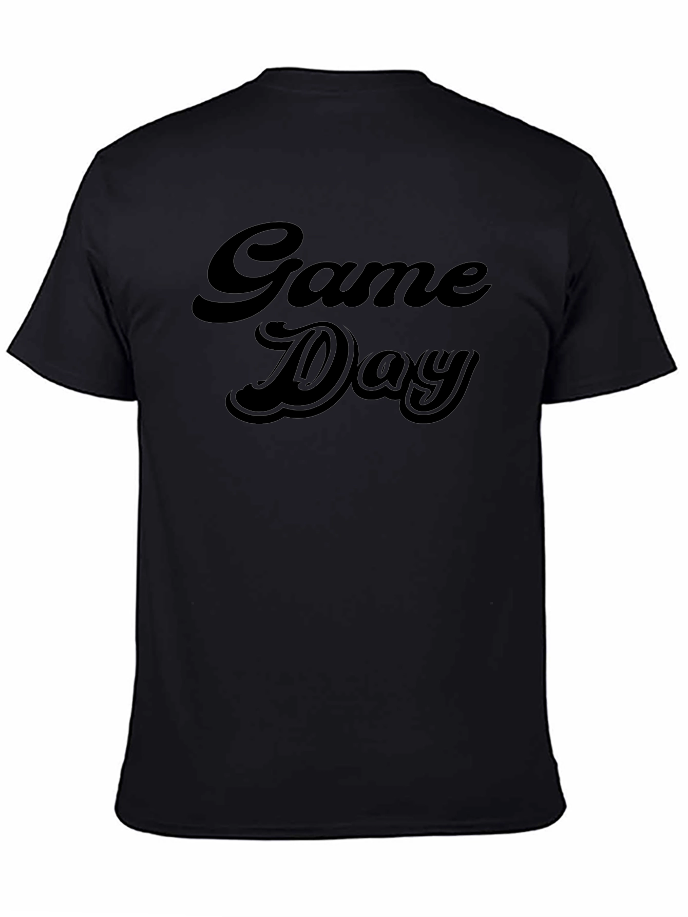Game Day Black Graphic Tee