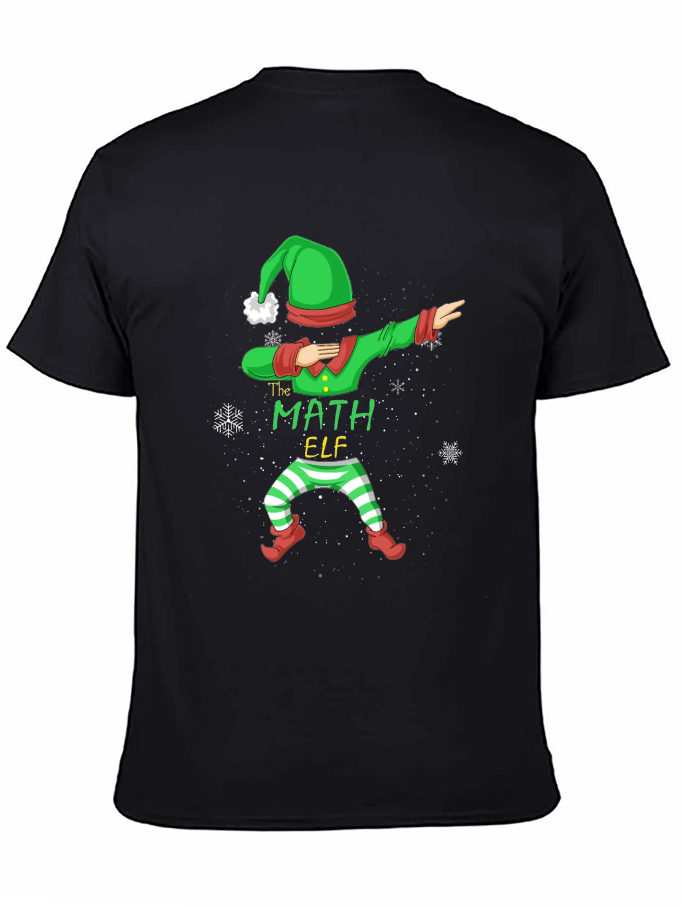 Math Elf Dabbing Christmas T-Shirt