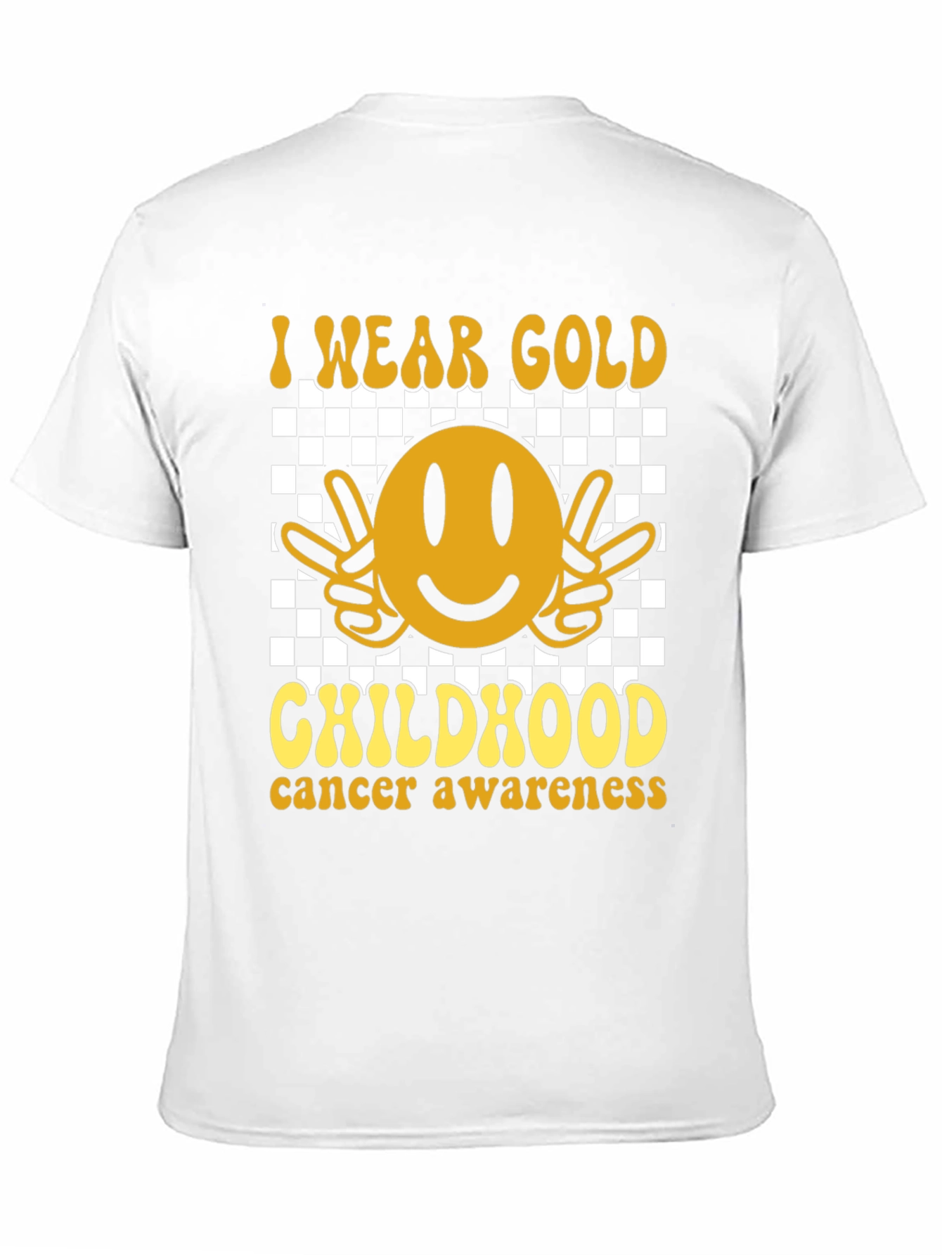 I Wear Gold Childhood Cancer Awareness Tee
