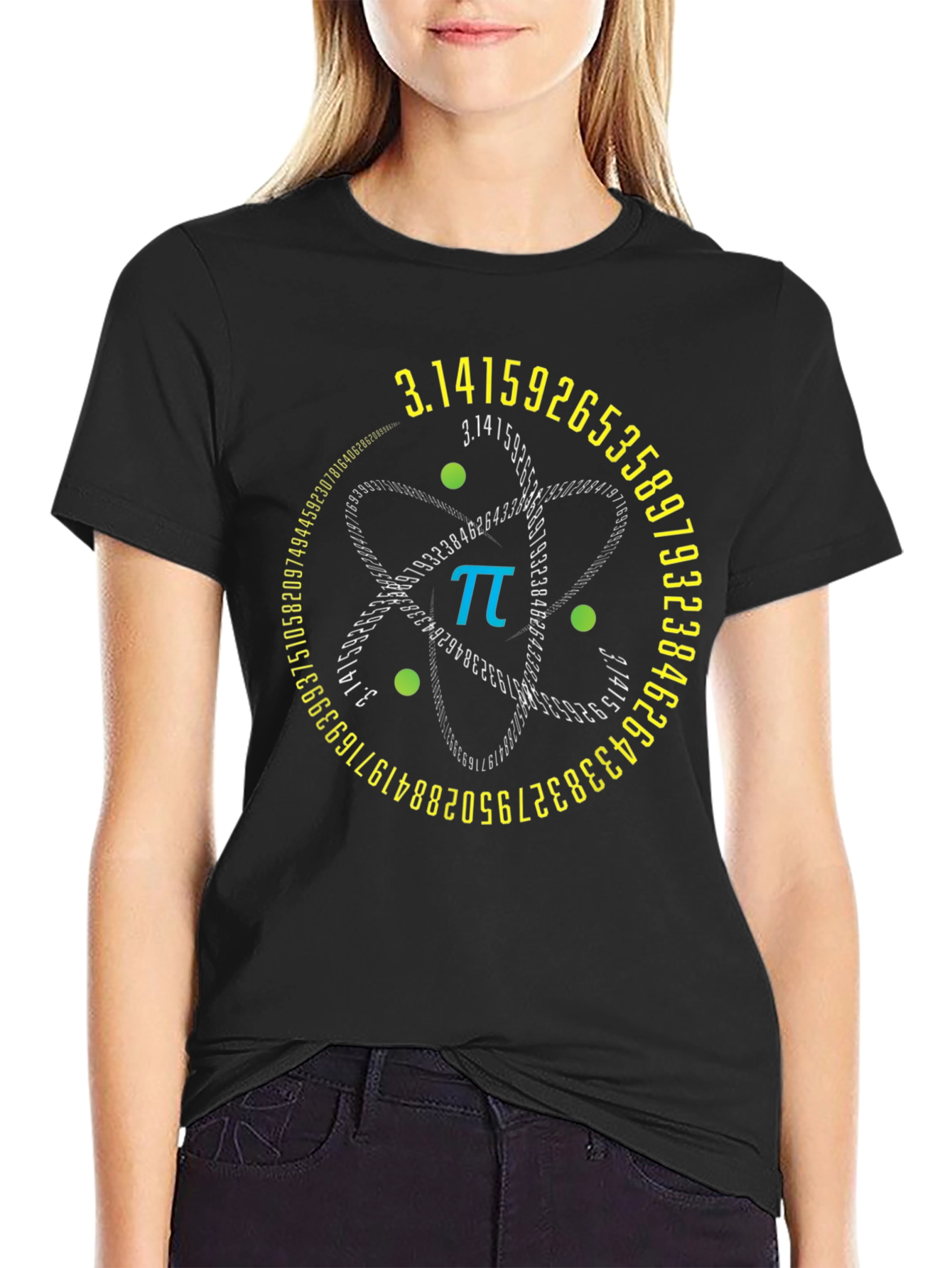 Pi Atom T-Shirt - Math & Science Tee