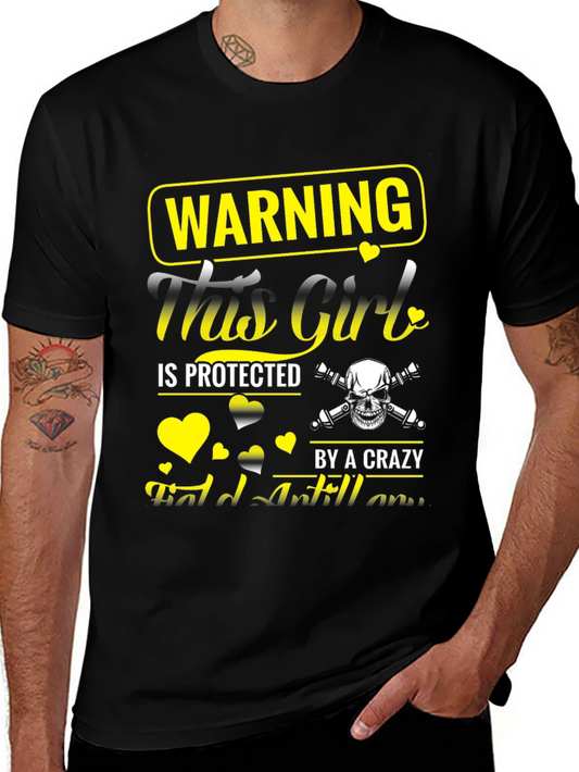Warning: Protected Girl Graphic Tee