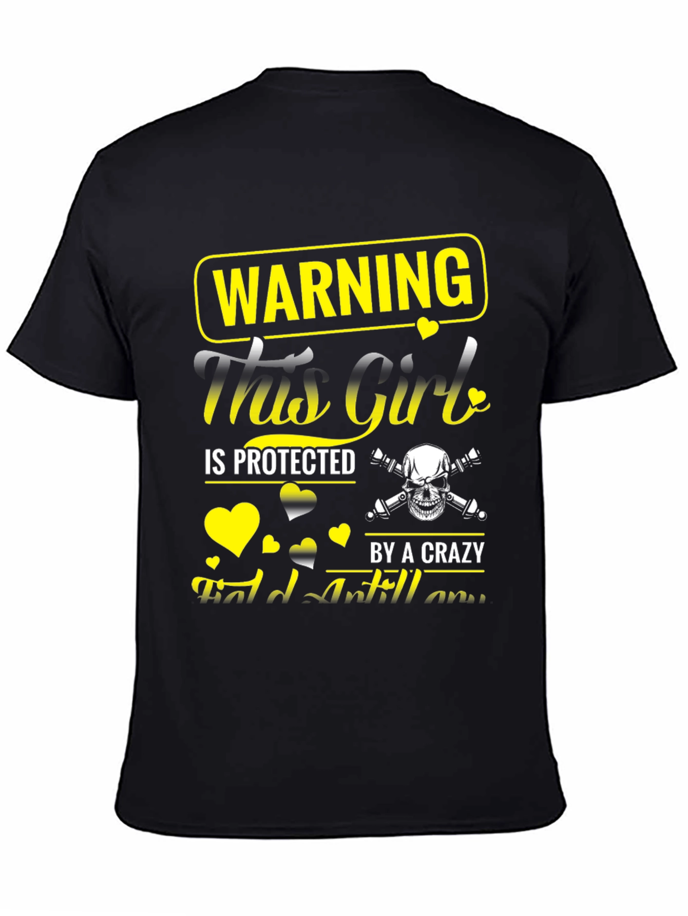 Warning: Protected Girl Graphic Tee