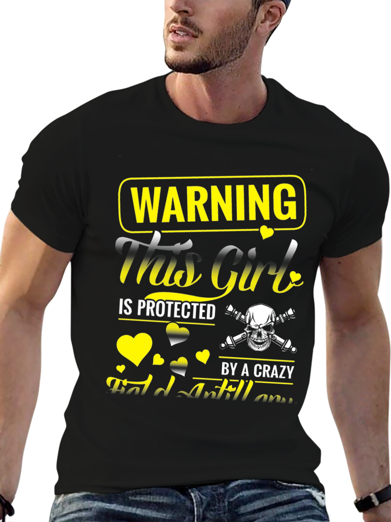 Warning: Protected Girl Graphic Tee