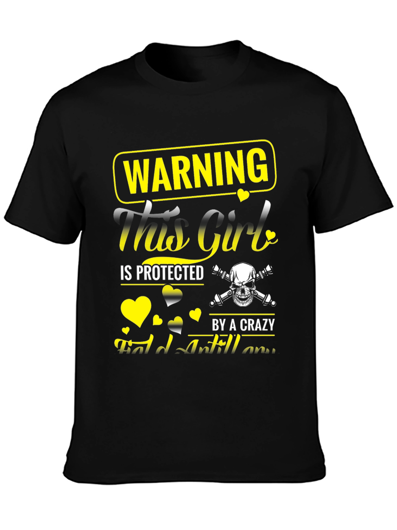 Warning: Protected Girl Graphic Tee