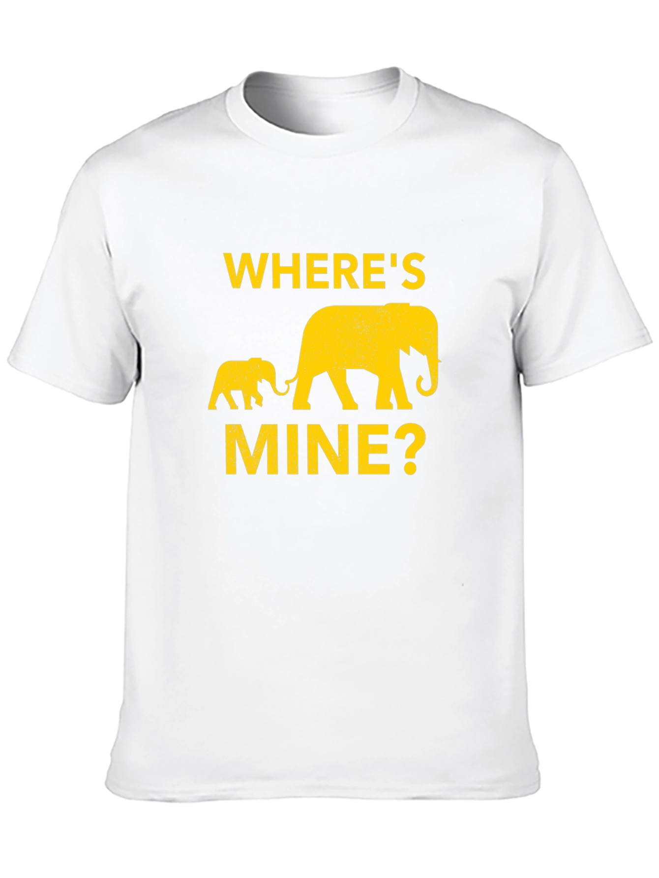 Wheres Mine? Elephant Graphic Print Tee